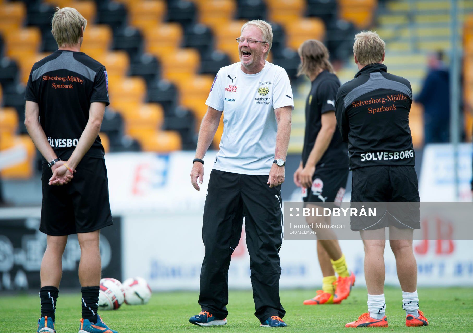 Mjällbys tränare Lars Jacobsson  i