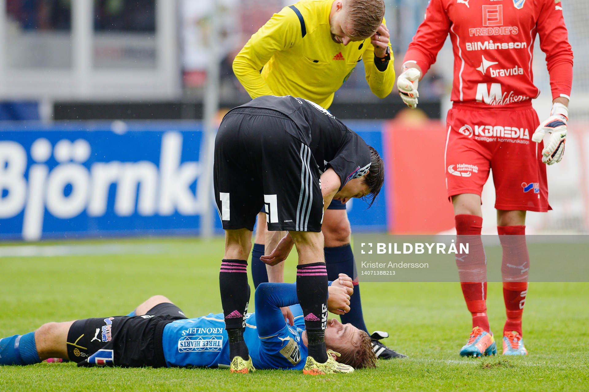 Halmstads Jesper Westerberg skadas