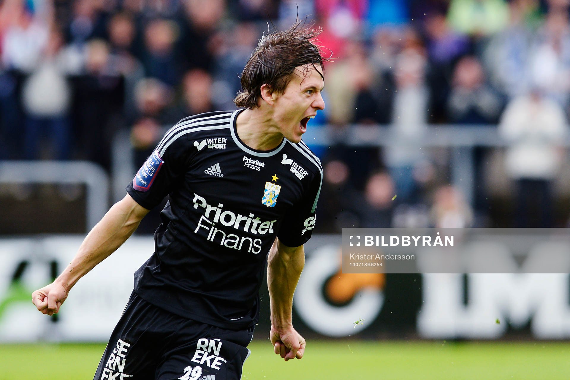 IFK Göteborgs Lasse Vibe jublar