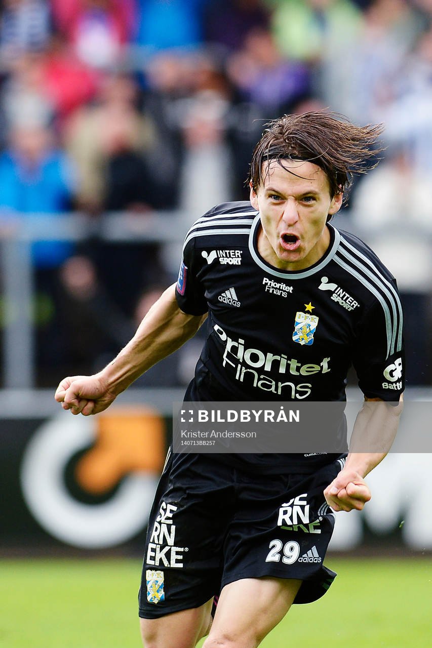 IFK Göteborgs Lasse Vibe jublar