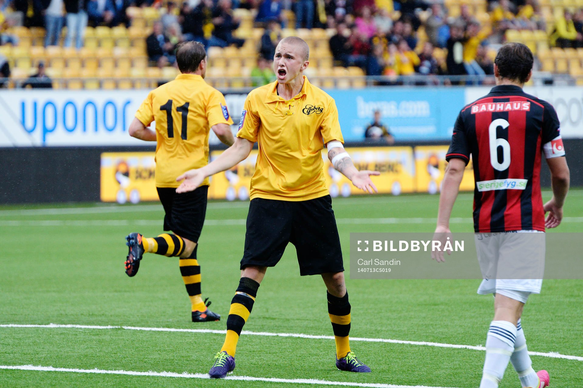Elfsborgs Sebastian Holmén jublar