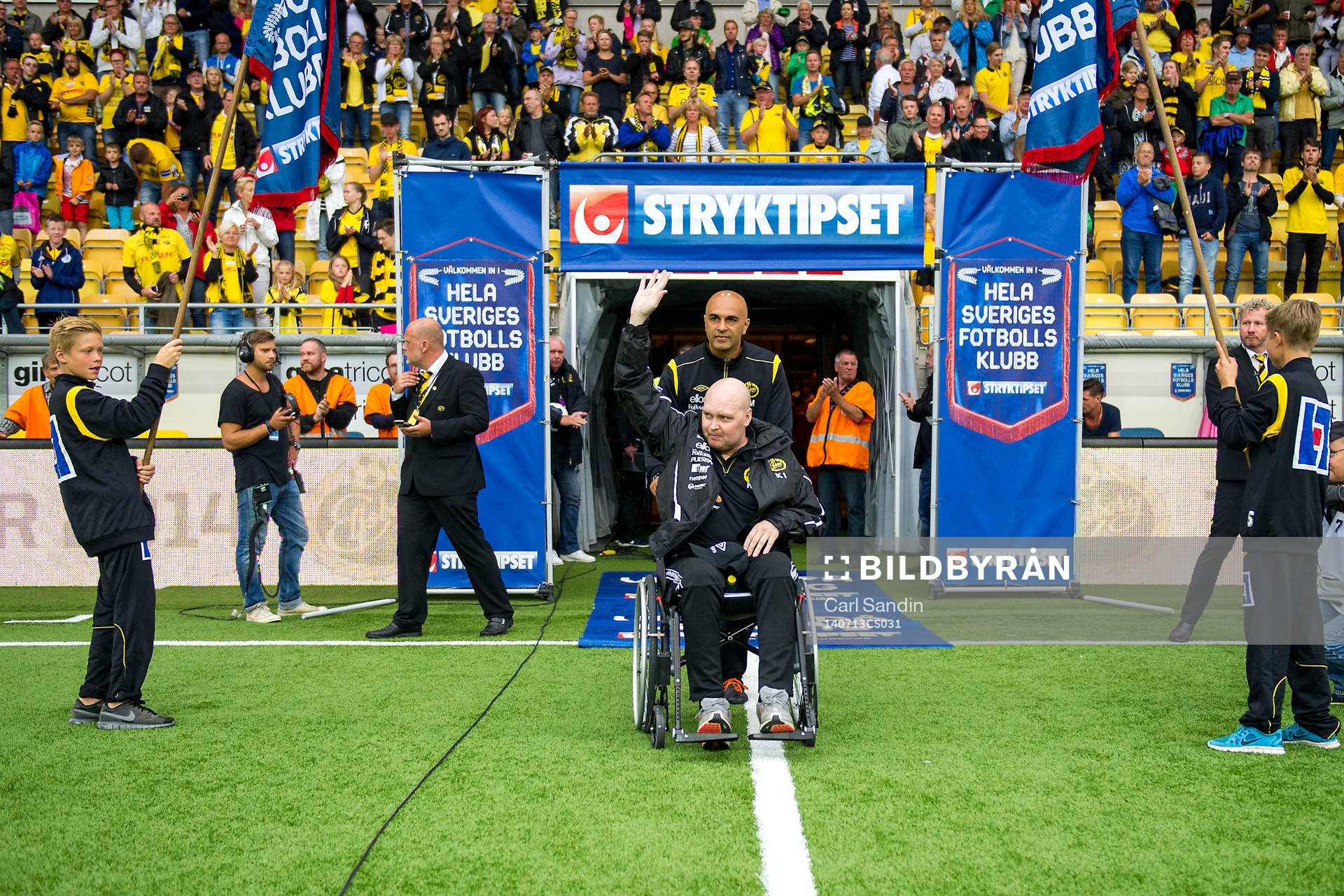 Elfsborgs tränare Jan Mian kör ut Elfsborgs manager Klas