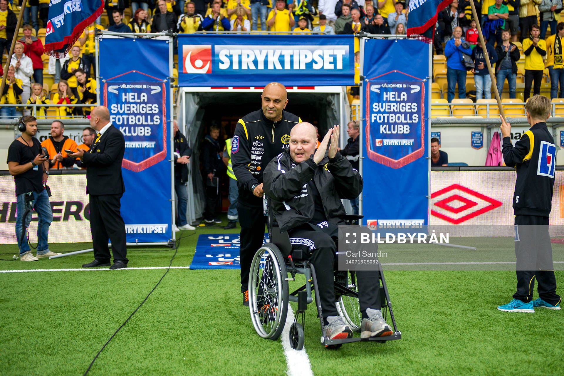 Elfsborgs tränare Jan Mian kör ut Elfsborgs manager Klas