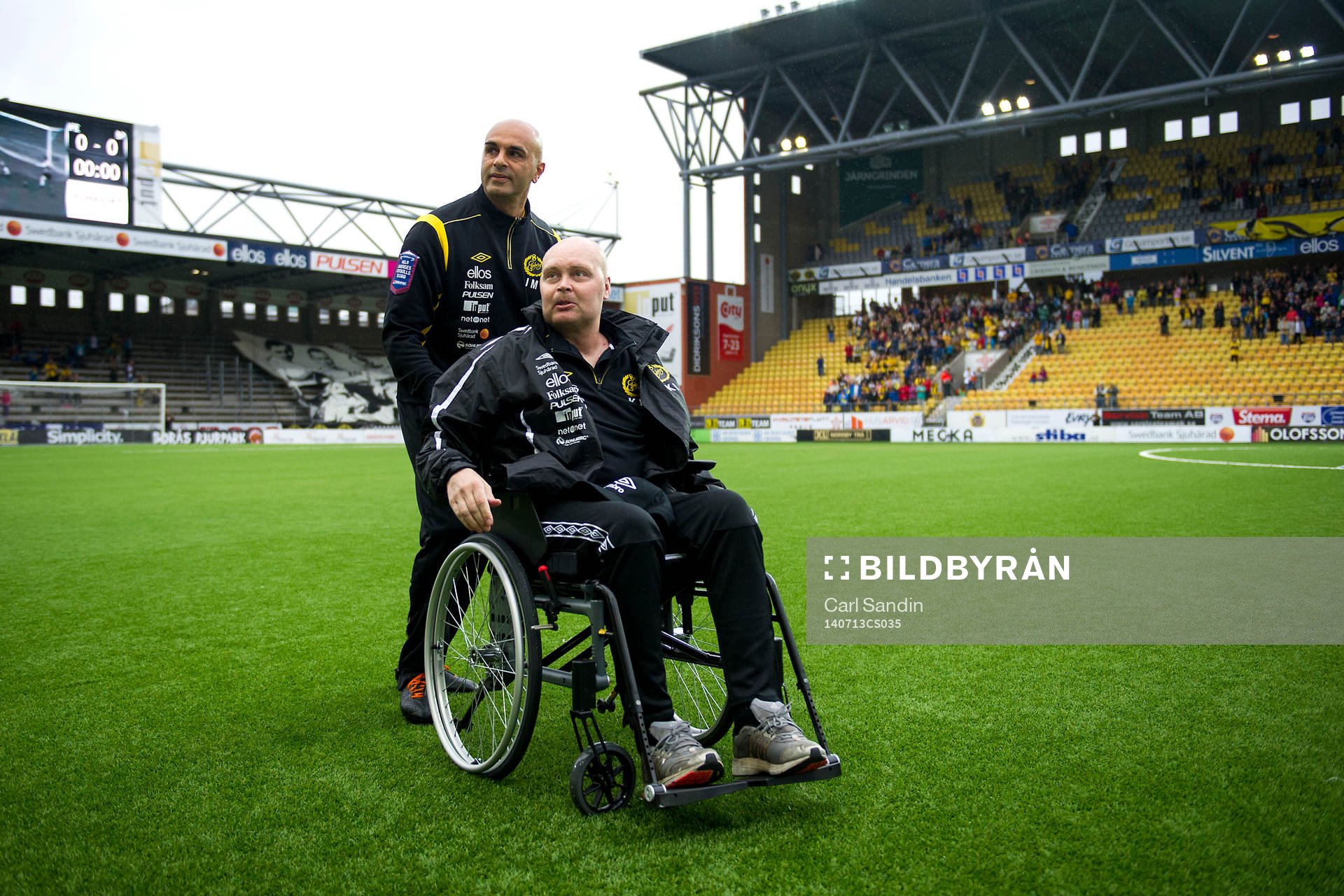 Elfsborgs tränare Jan Mian kör ut Elfsborgs manager Klas