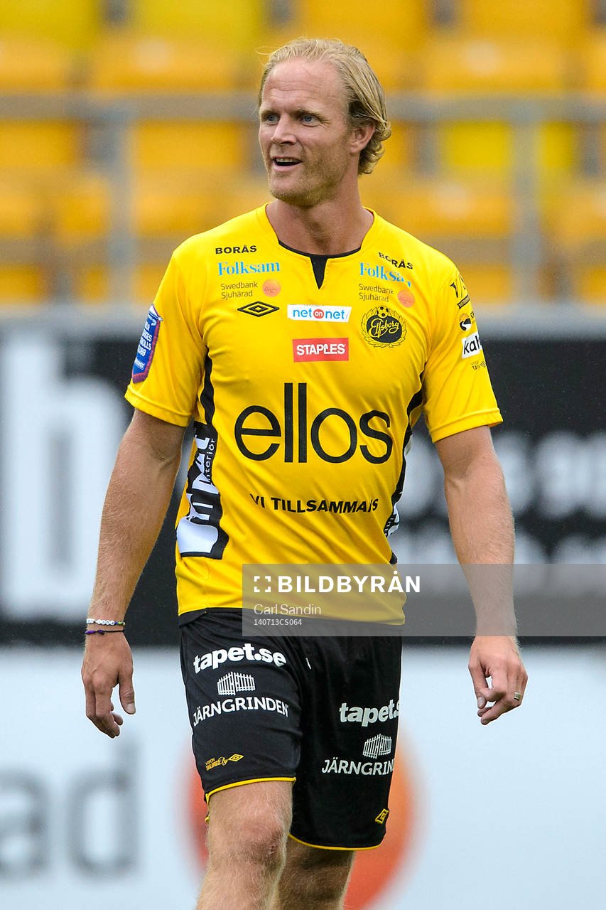 Johan Sjöberg i matchen mellan Elfsborgs Legendarer och