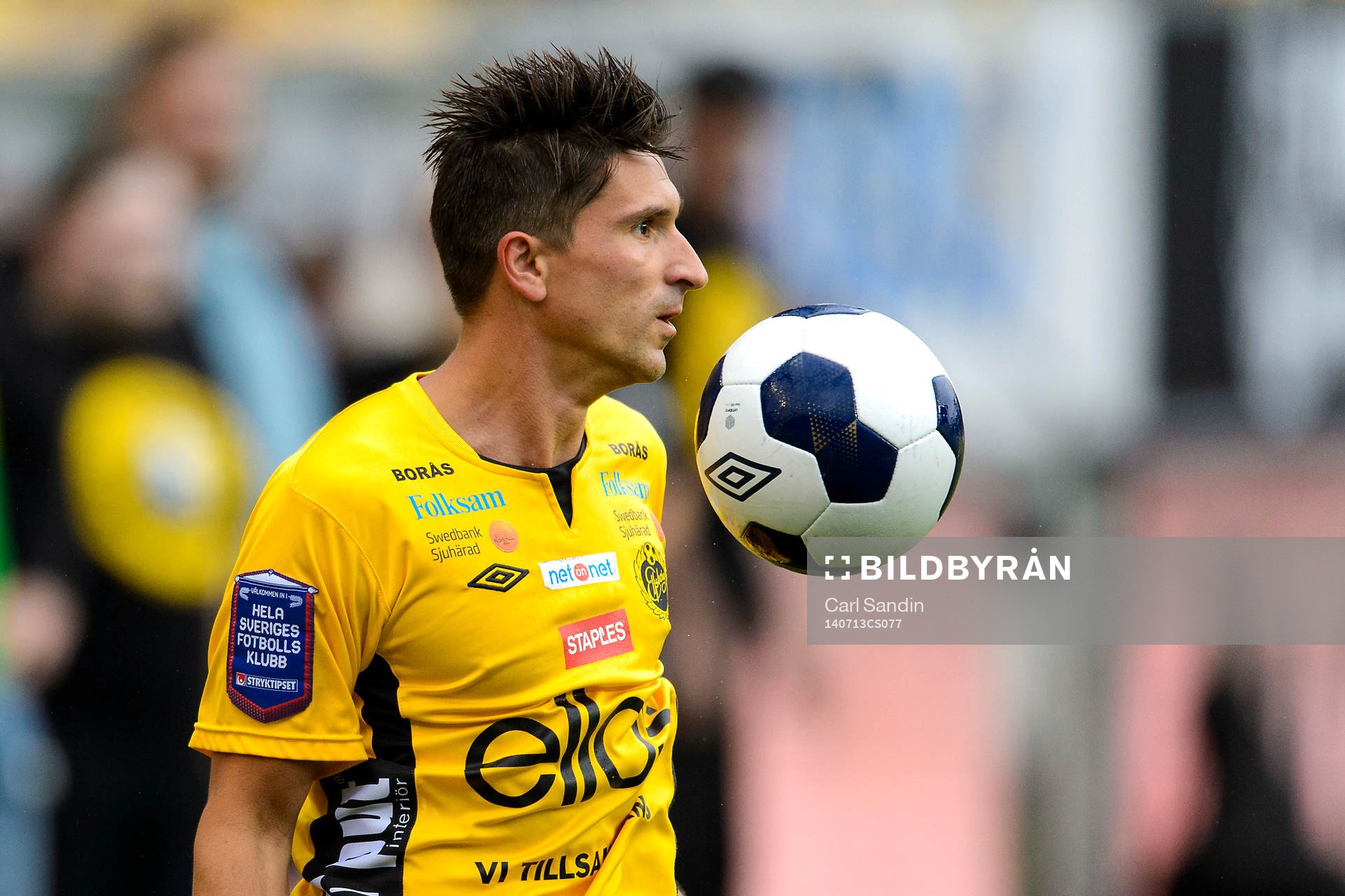 Dime Mencevski i matchen mellan Elfsborgs Legendarer och