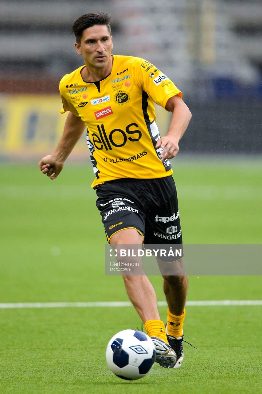 Dime Mencevski i matchen mellan Elfsborgs Legendarer och