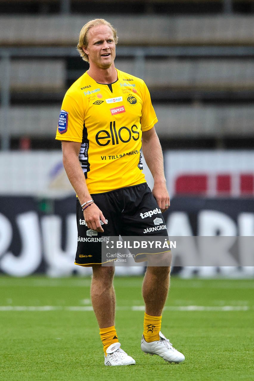 Johan Sjöberg i matchen mellan Elfsborgs Legendarer och