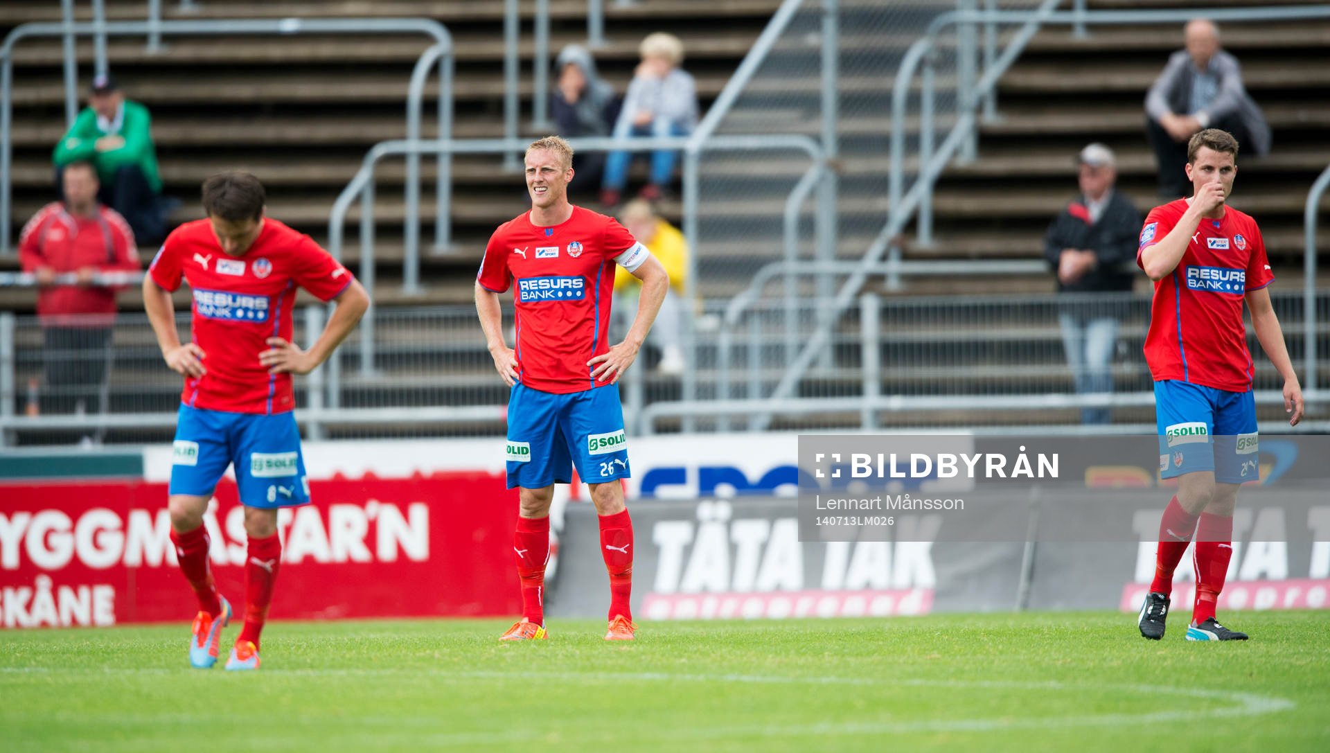 Gefles Dioh Williams har gjort 0-1 och Helsingborgs Ardian