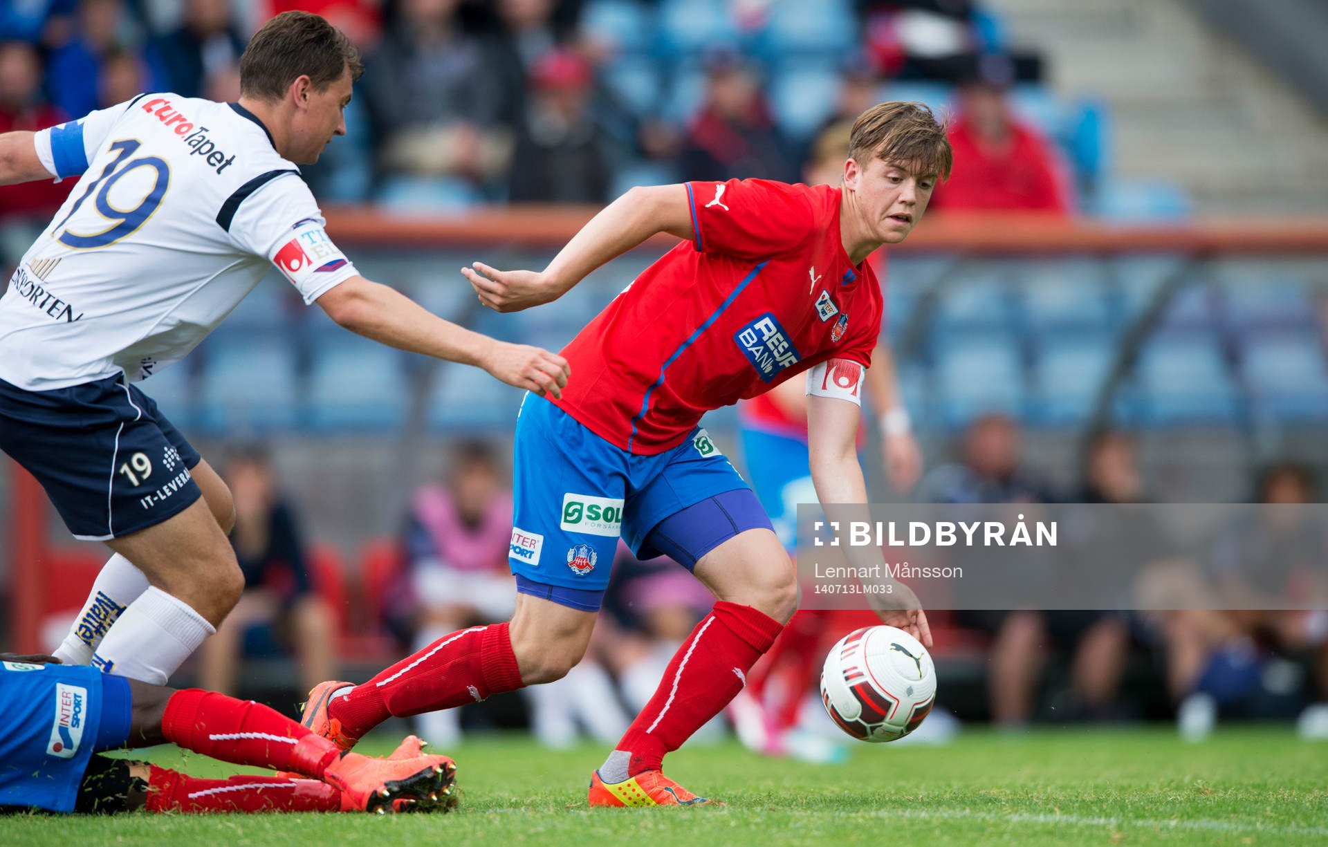 Gefles Marcus Hansson och Helsingborgs Alexander Achinioti