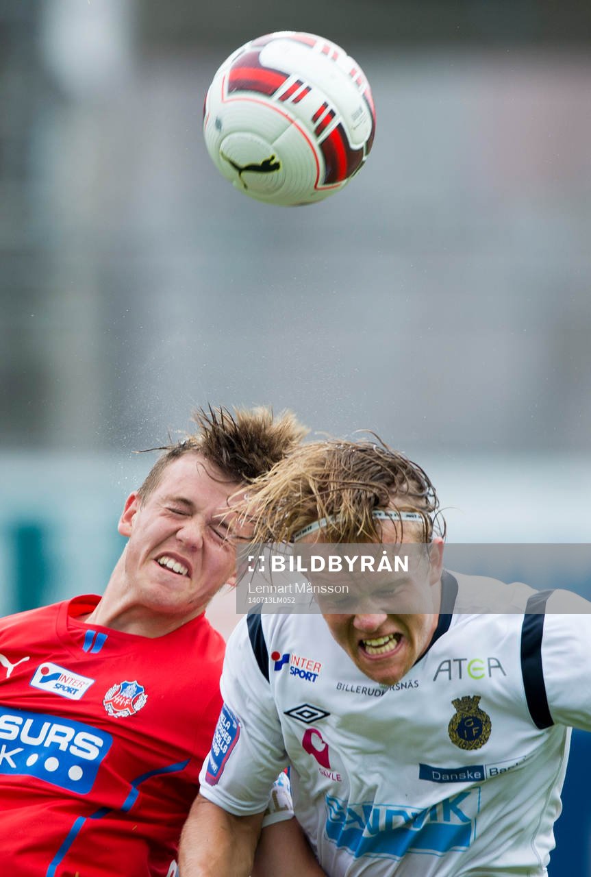 Helsingborgs Anton Kinnander och Gefles David Fällmani
