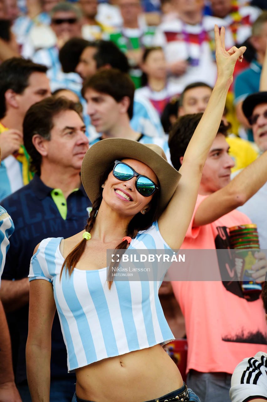 En argentinsk supporter