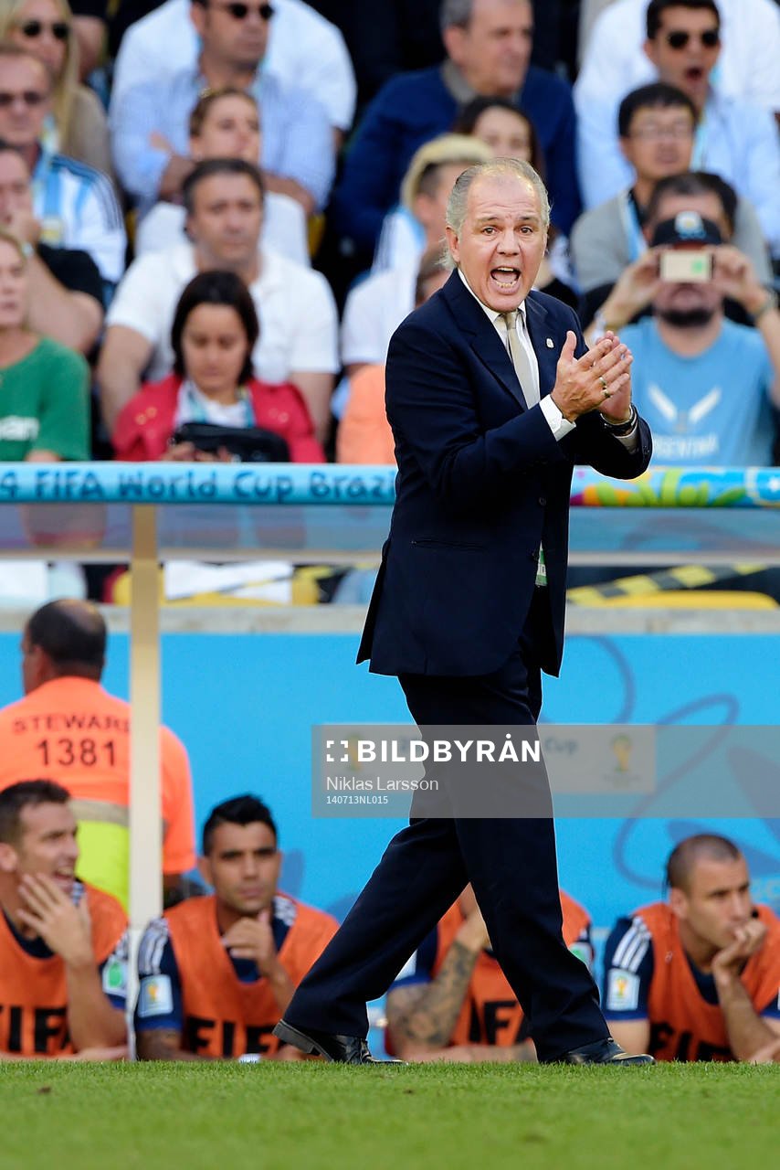 Argentinas förbundskapten Alejandro Sabella