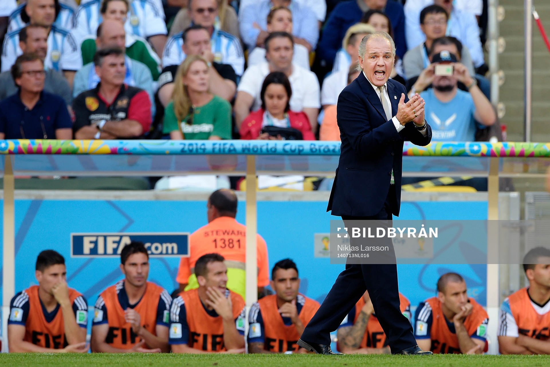 Argentinas förbundskapten Alejandro Sabella