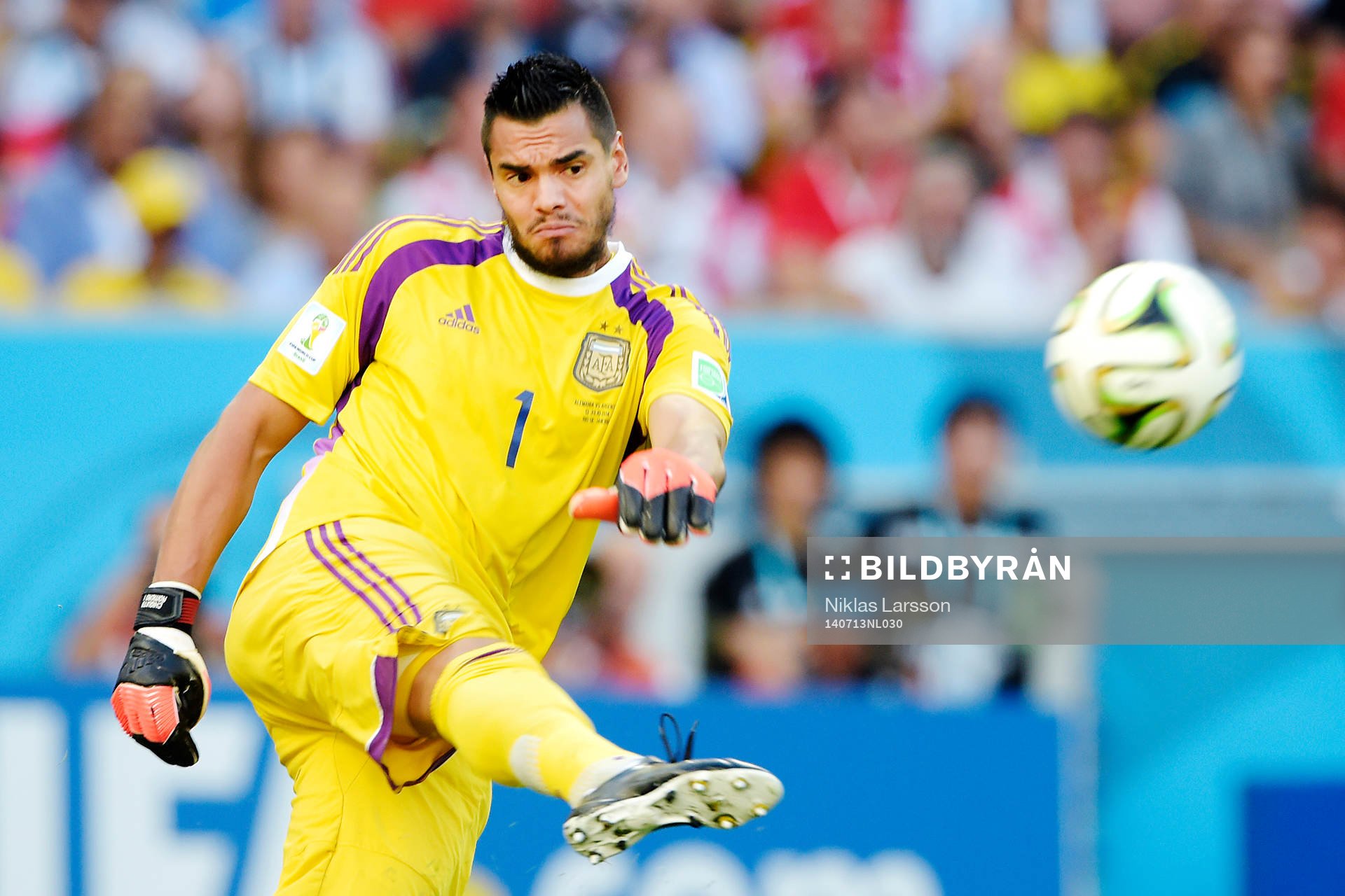 Argentinas målvakt Sergio Romero