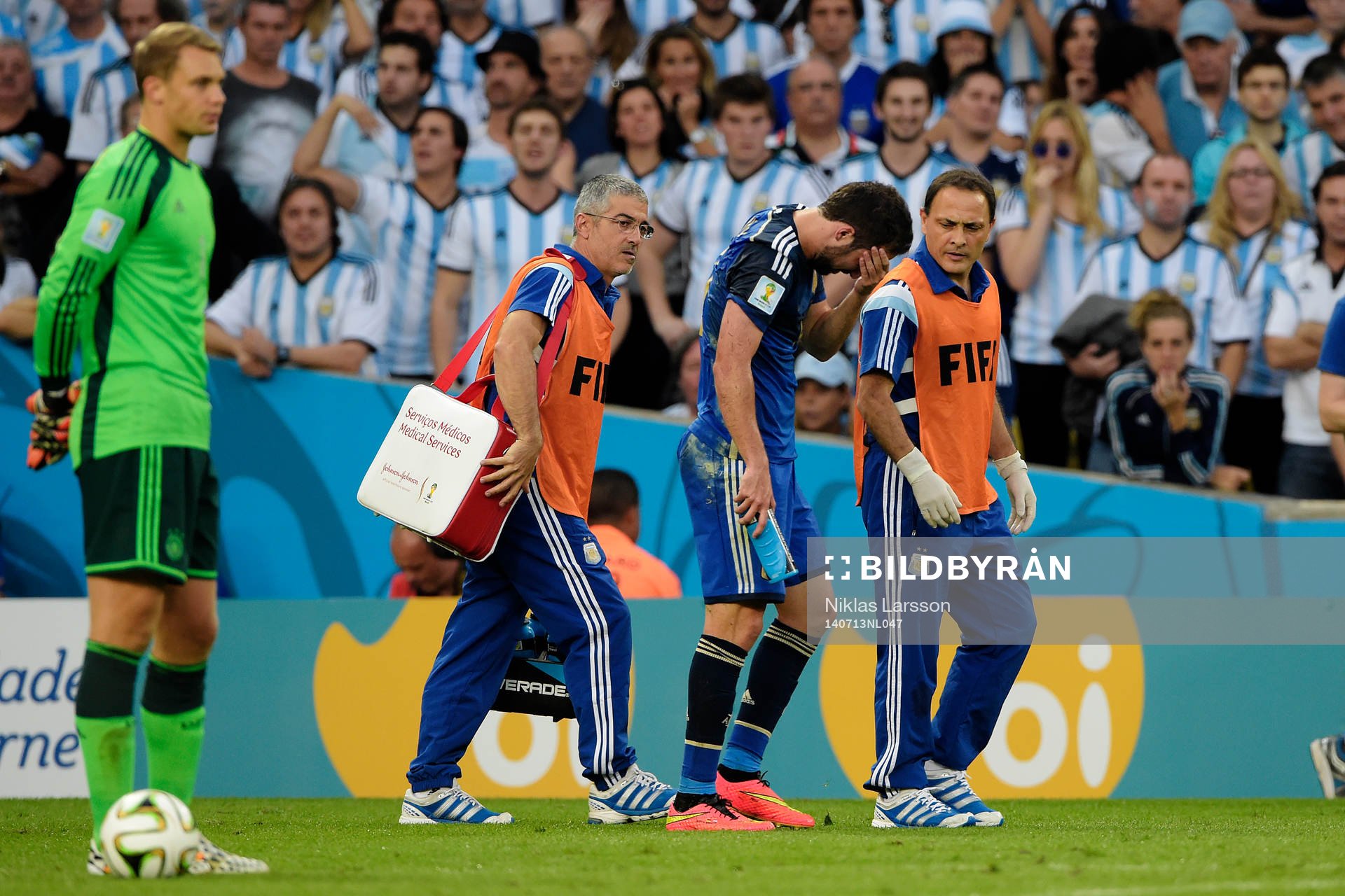 Argentinas Gonzalo Higuain har ont