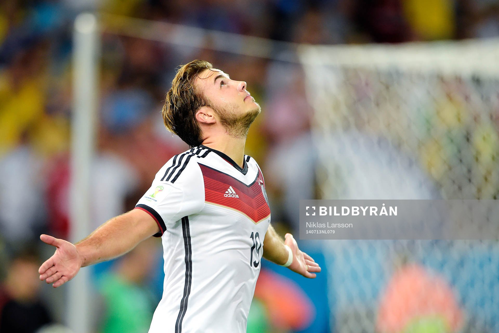 Tysklands Mario Götze jublar