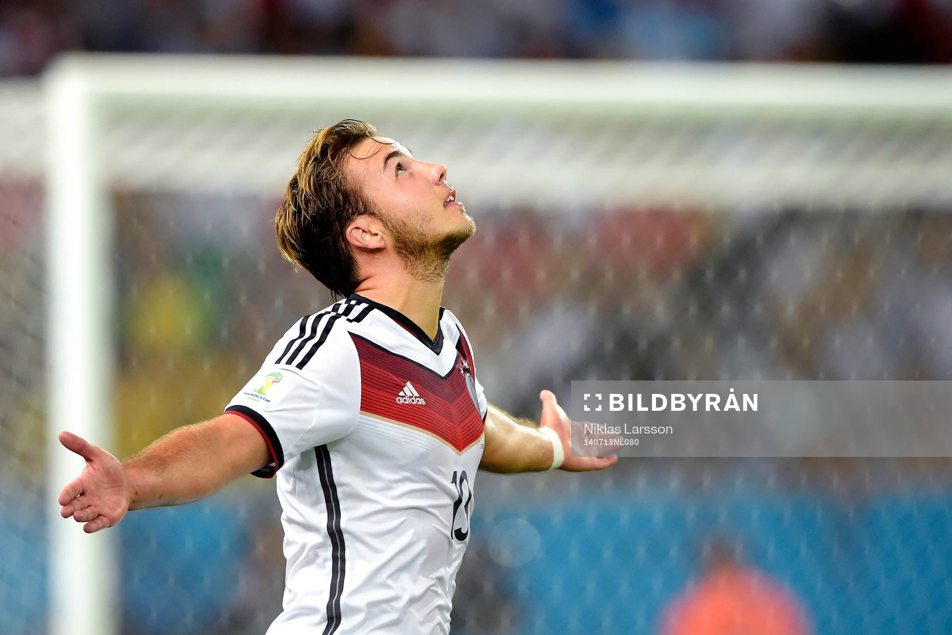 Tysklands Mario Götze jublar