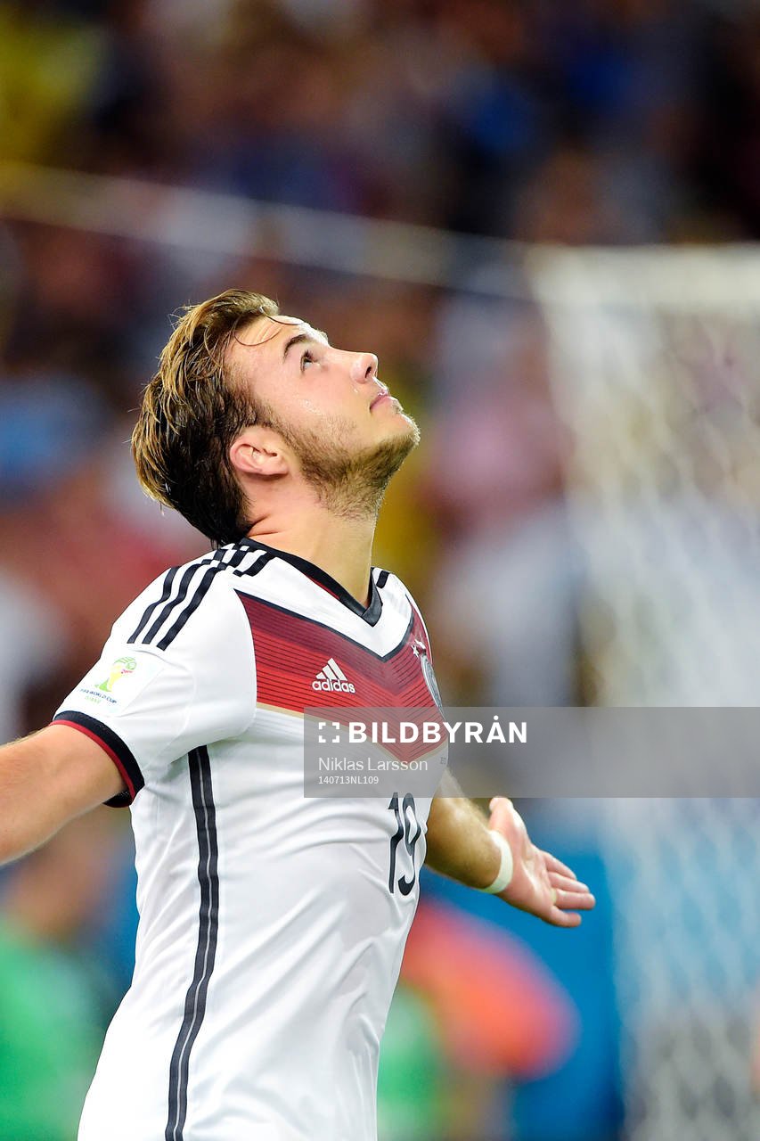 Tysklands Mario Götze jublar