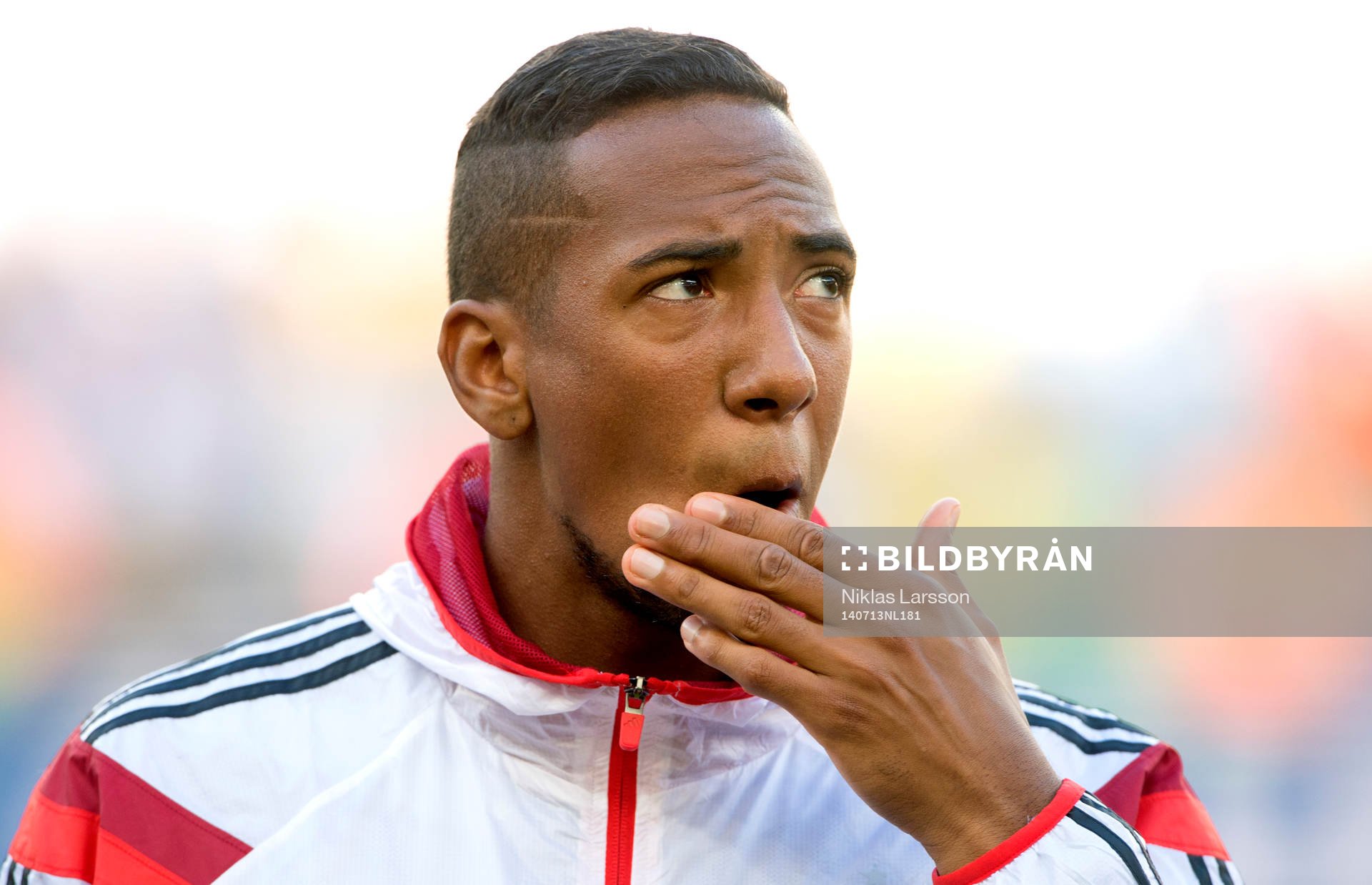 Tysklands Jerome Boateng under finalen mellan Argentina och Tyskland under fotbolls-VM den 13 juli 2014 i Rio de Janeiro. 