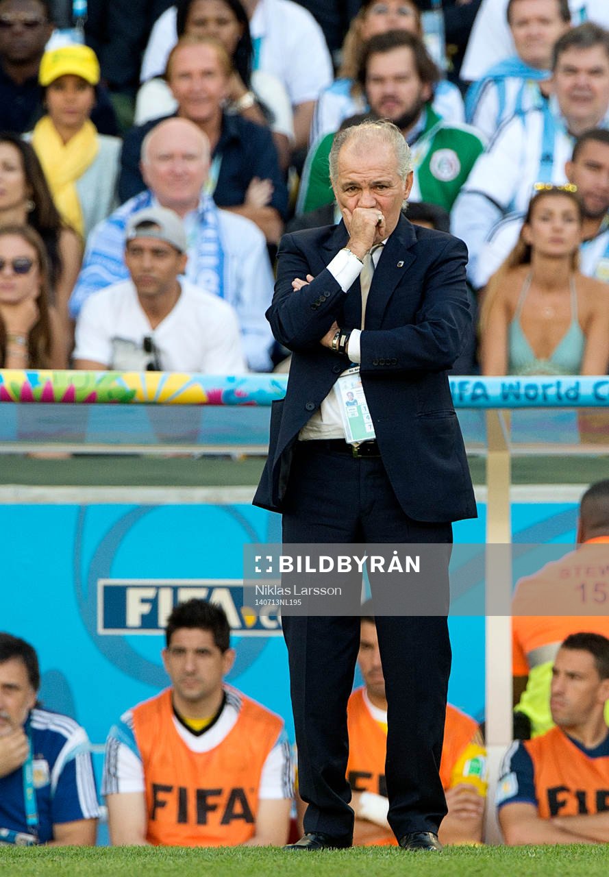 Argentinas förbundskapten Alejandro Sabella