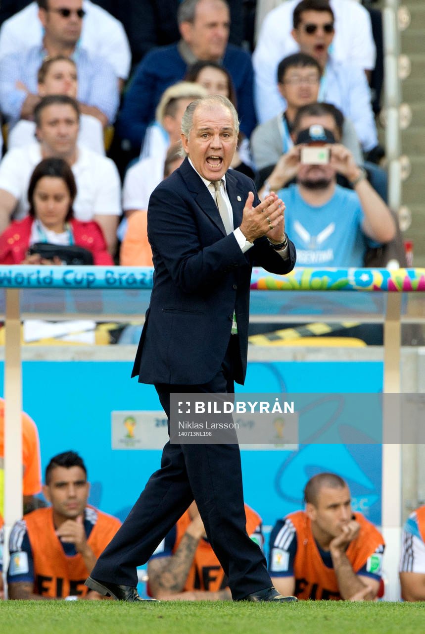 Argentinas förbundskapten Alejandro Sabella