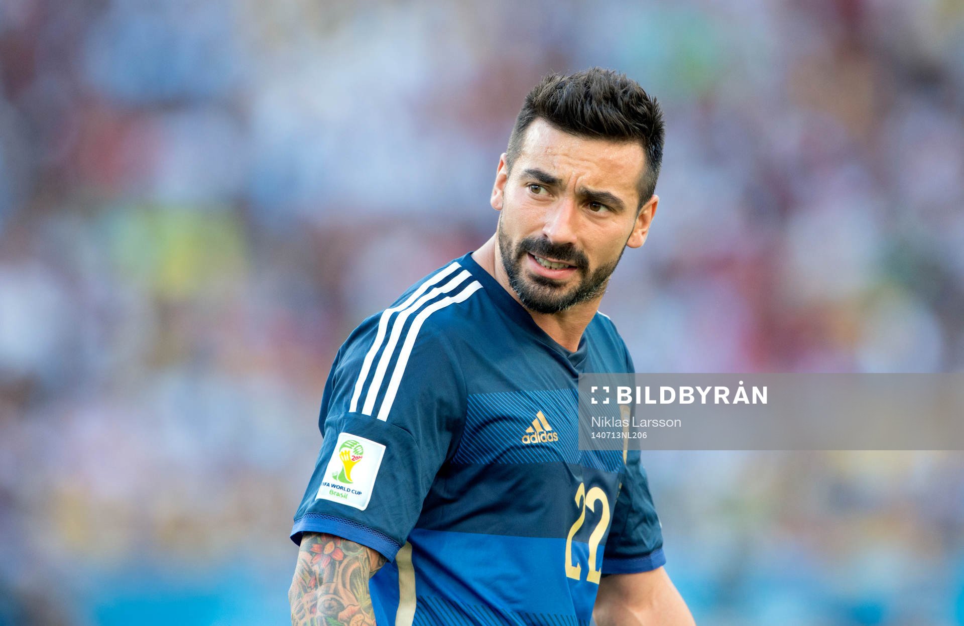 Argentinas Ezequiel Lavezzi