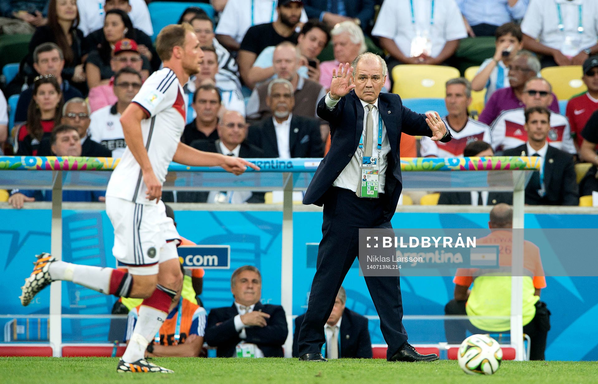 Argentinas förbundskapten Alejandro Sabella