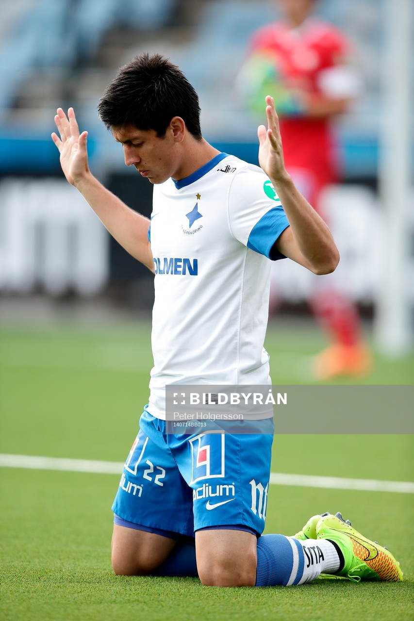 Norrköpings Christopher Meneses Barrantes ber till högre