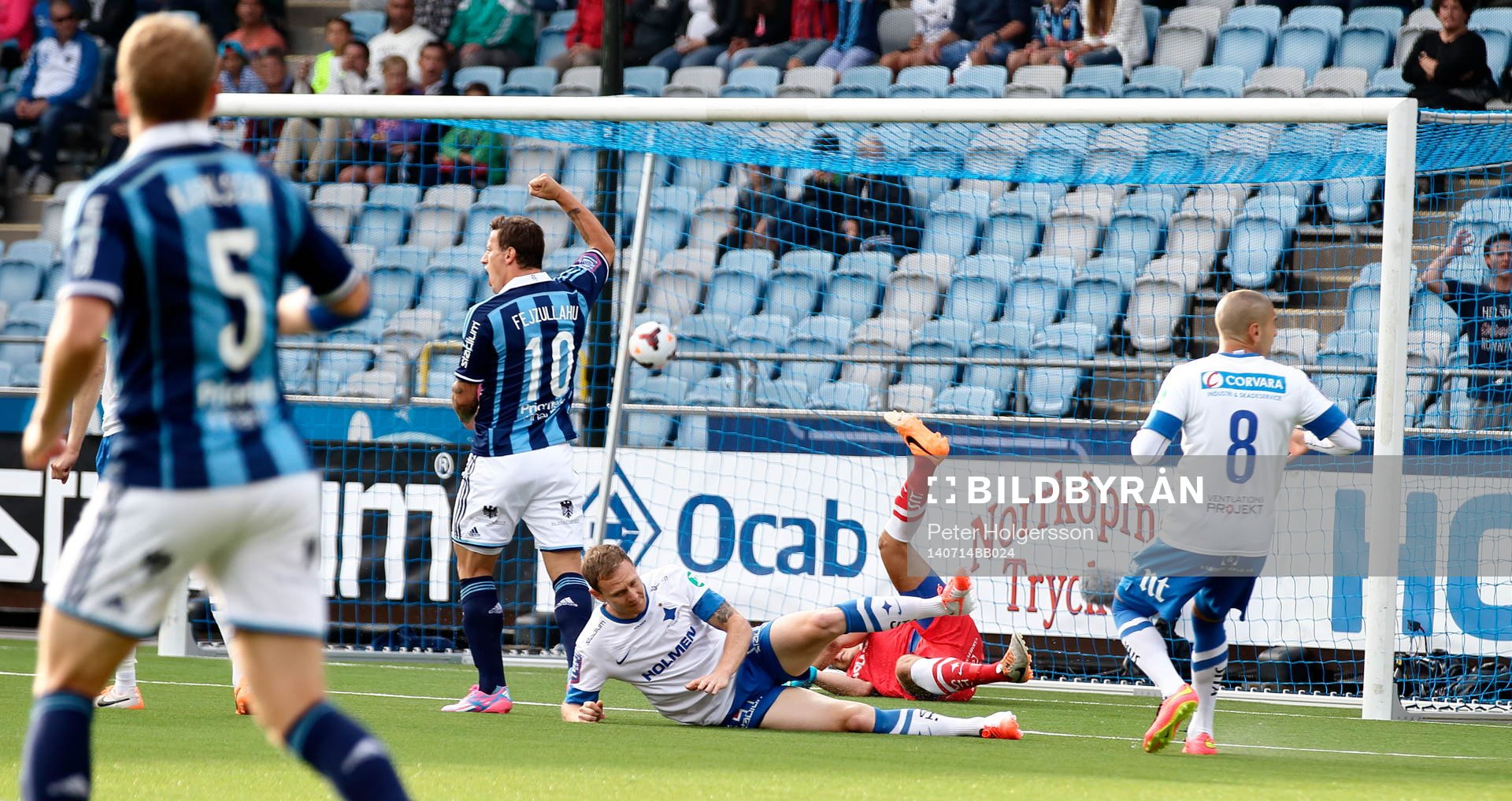 Mål 1-1 av Djurgårdens Erton Fejzullahu