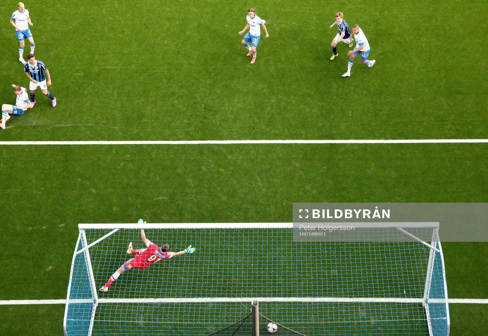 Mål 1-1 av Djurgårdens Erton Fejzullahu