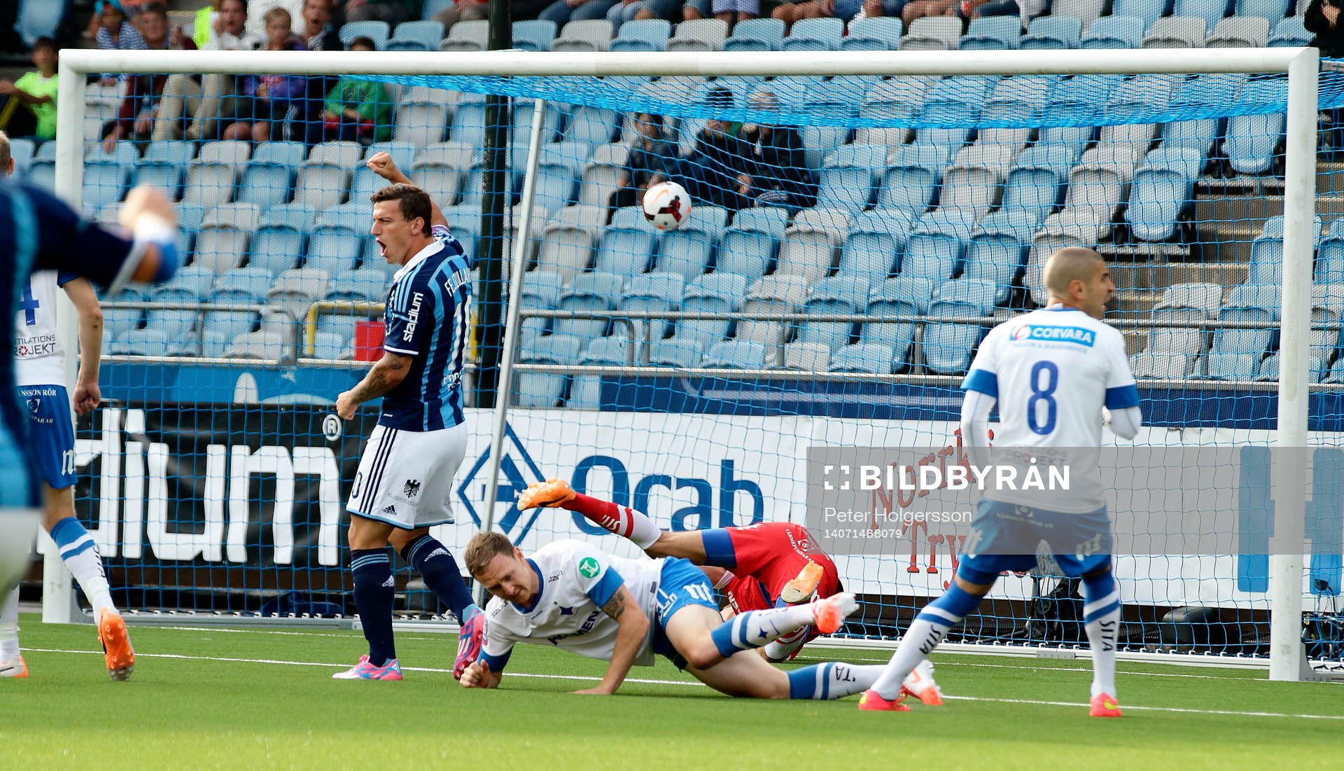 Mål 1-1 av Djurgårdens Erton Fejzullahu