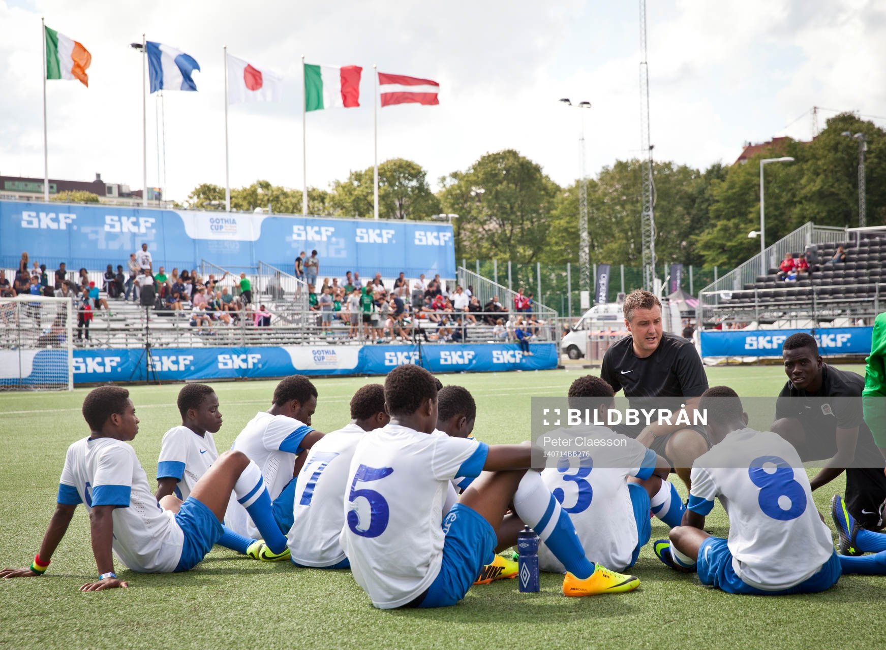 Match i Gothia Cup mellan AIK och Right to Dream från Ghana