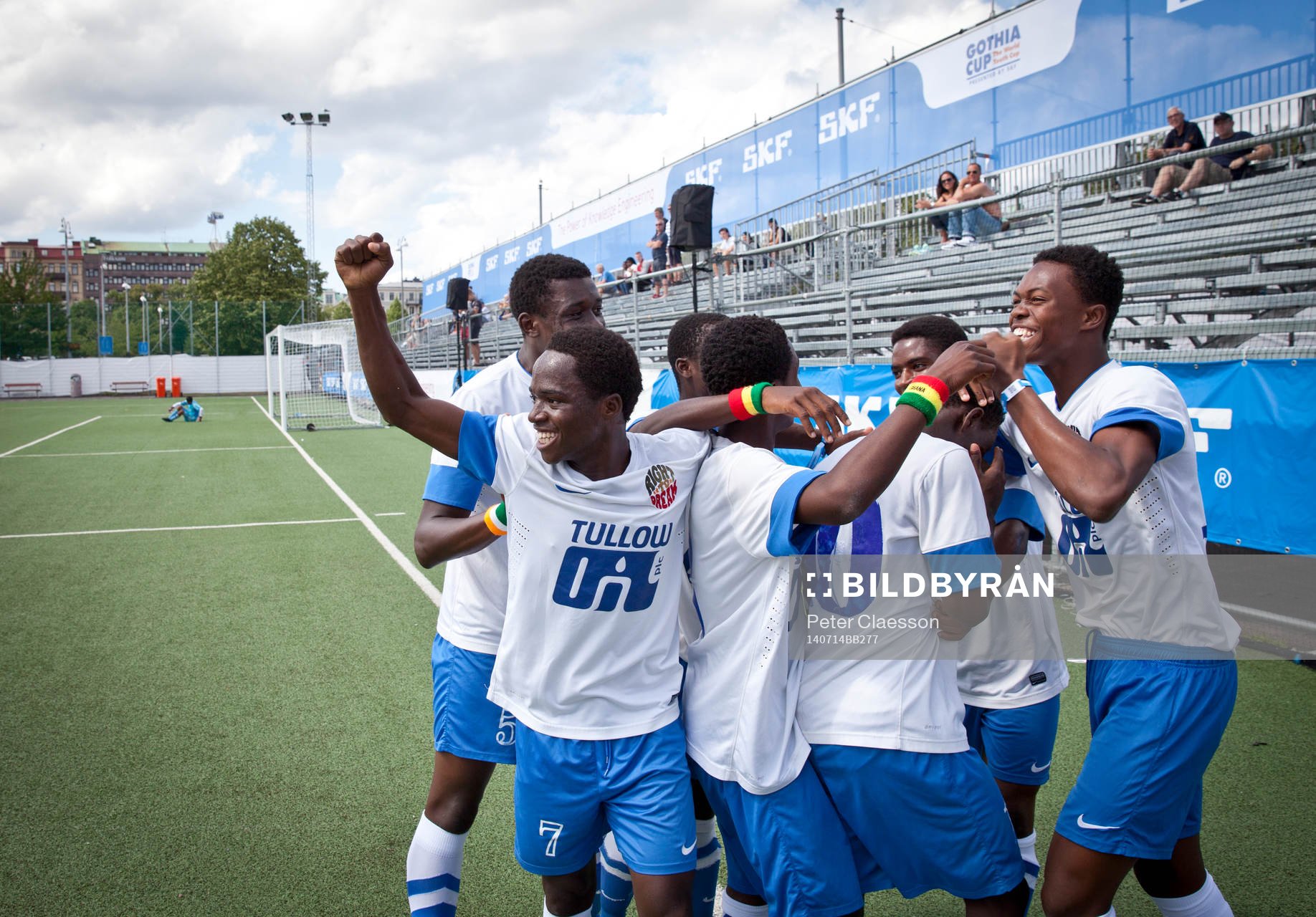 Match i Gothia Cup mellan AIK och Right to Dream från Ghana