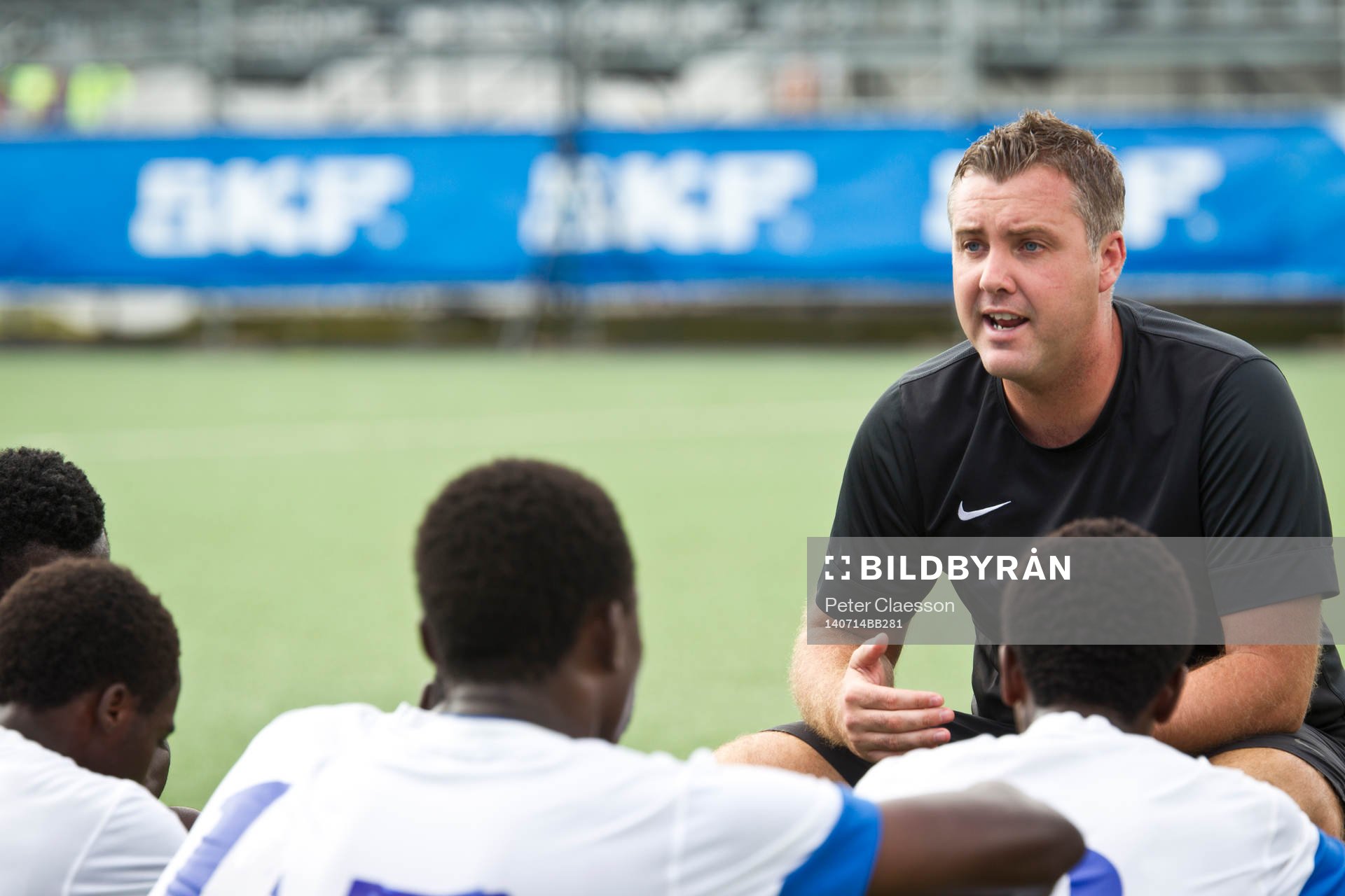 Match i Gothia Cup mellan AIK och Right to Dream från Ghana