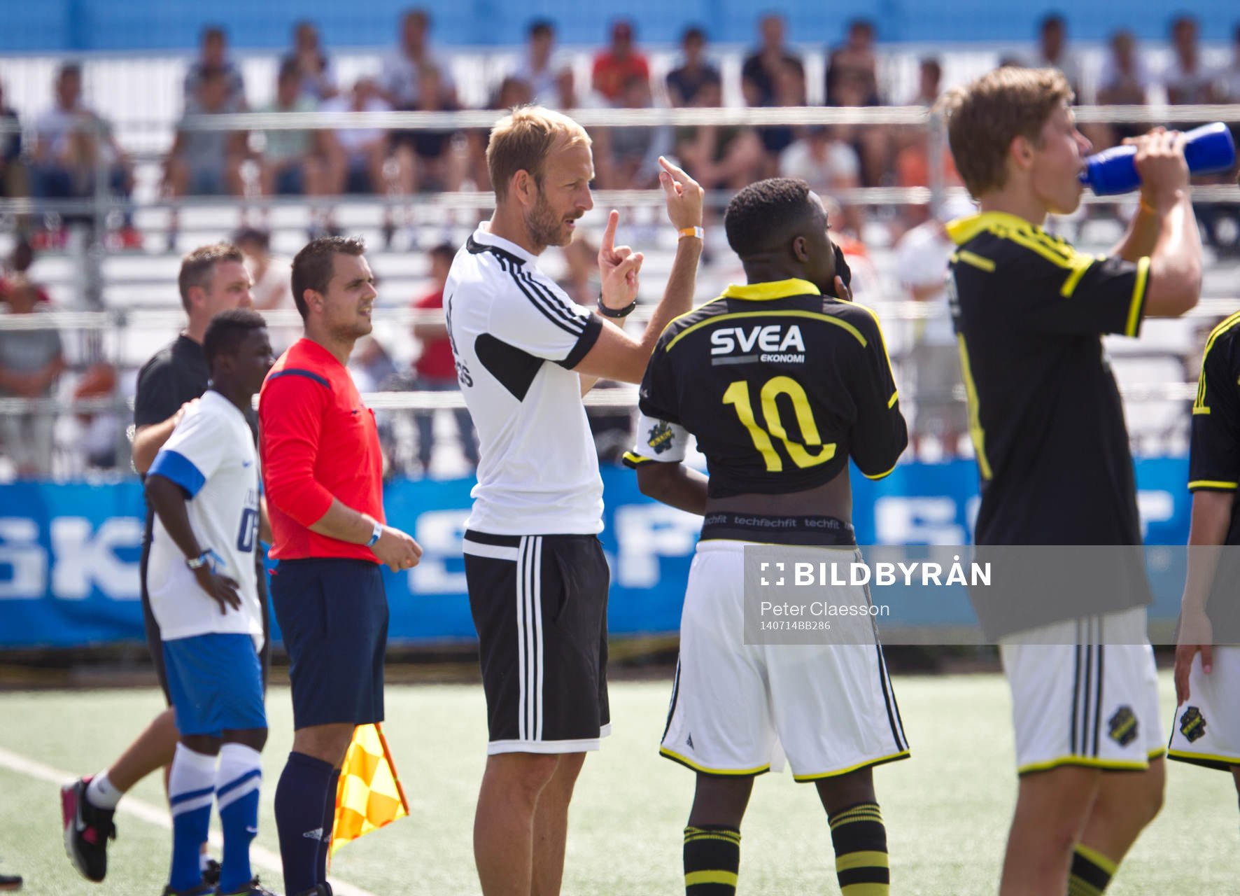 Match i Gothia Cup mellan AIK och Right to Dream från Ghana