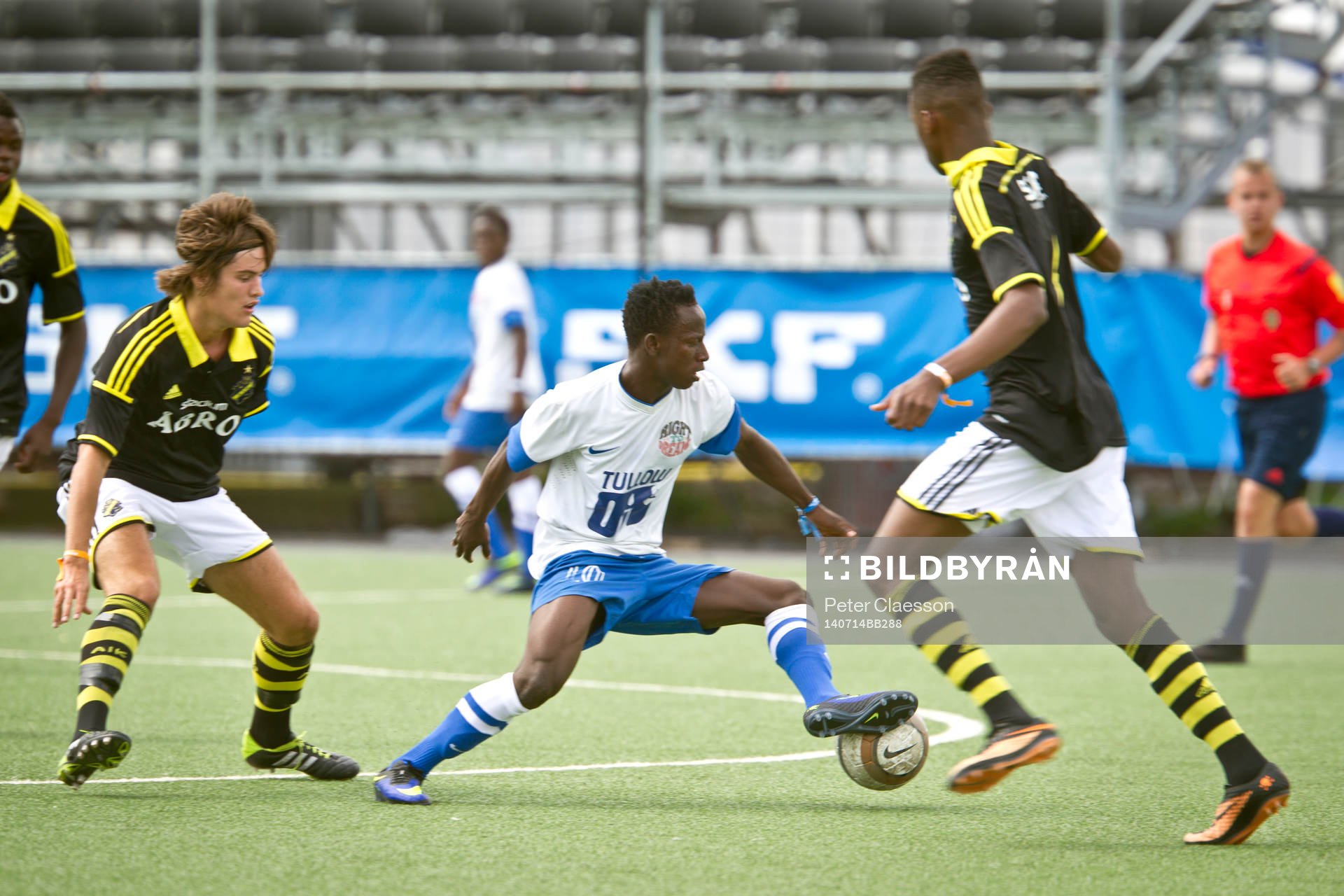 Match i Gothia Cup mellan AIK och Right to Dream från Ghana
