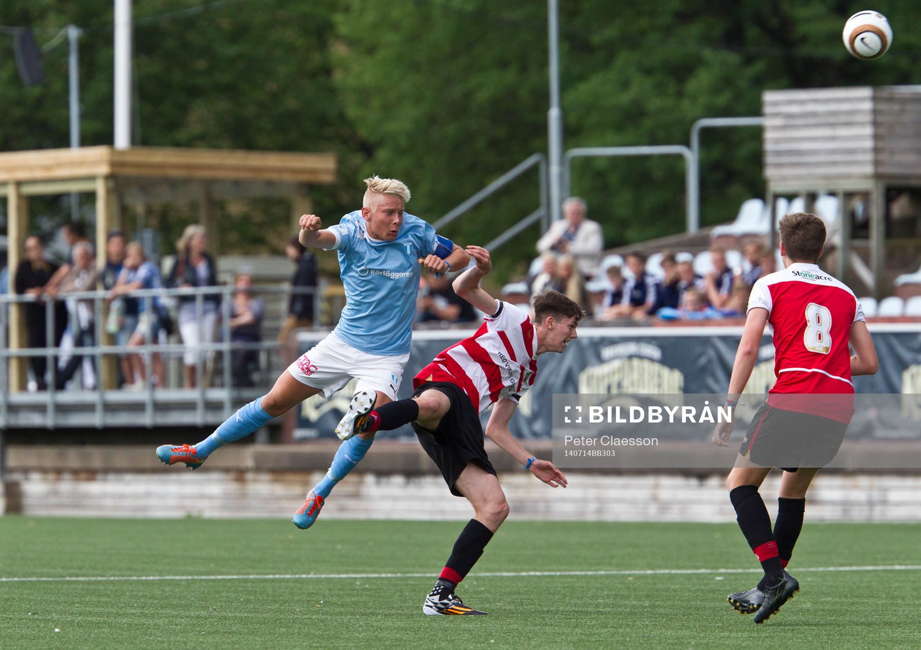Match i Gothia Cup mellan Malmö FF och Doncaster