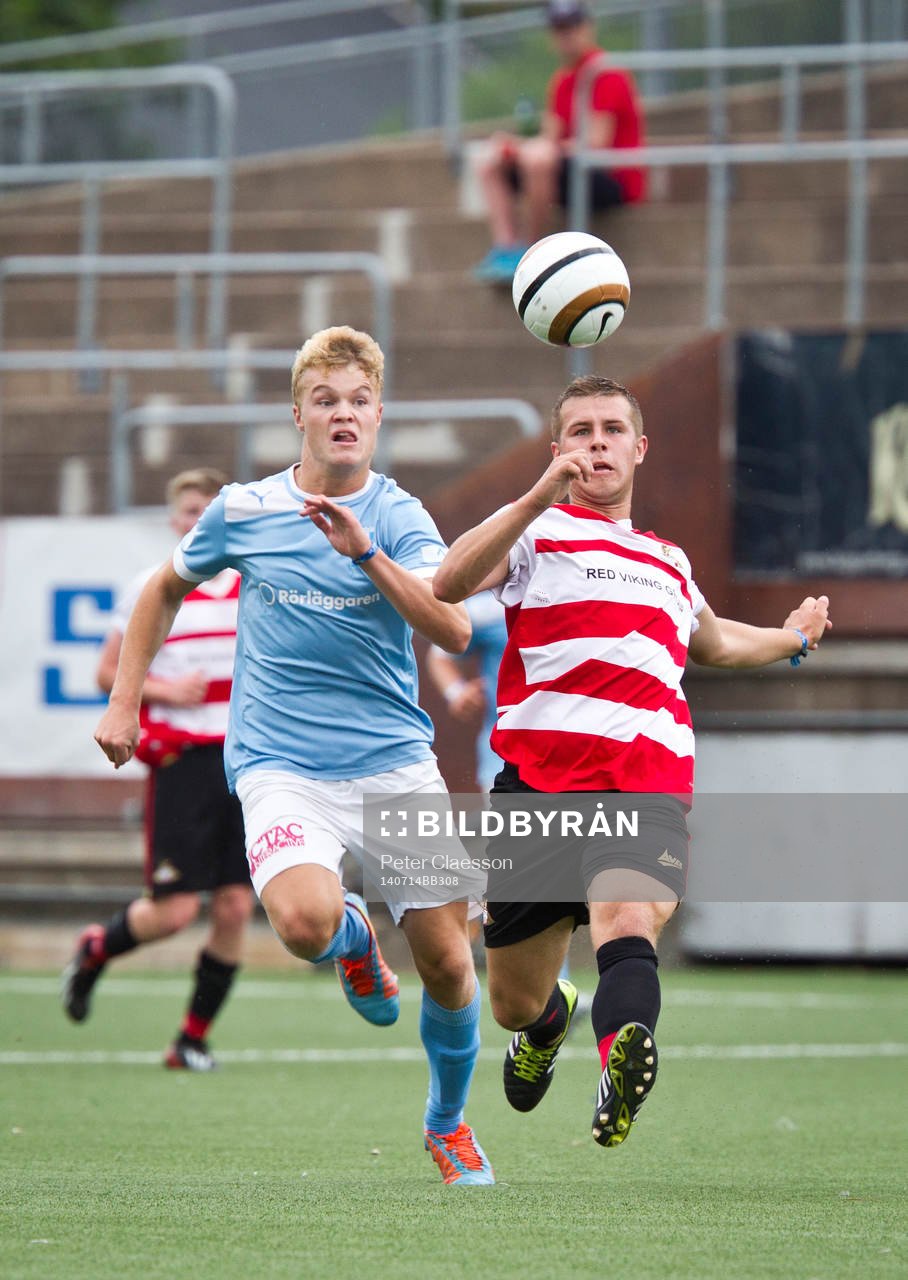 Match i Gothia Cup mellan Malmö FF och Doncaster