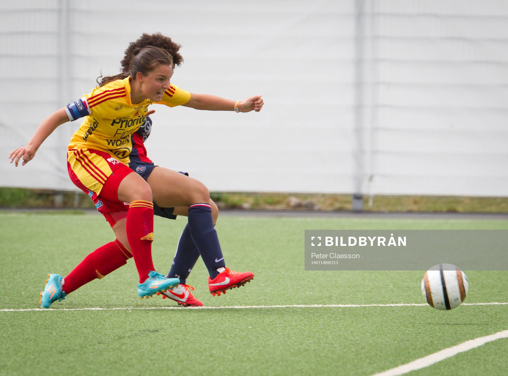 Match i Gothia Cup mellan Paris Saint Germain och Tyresö