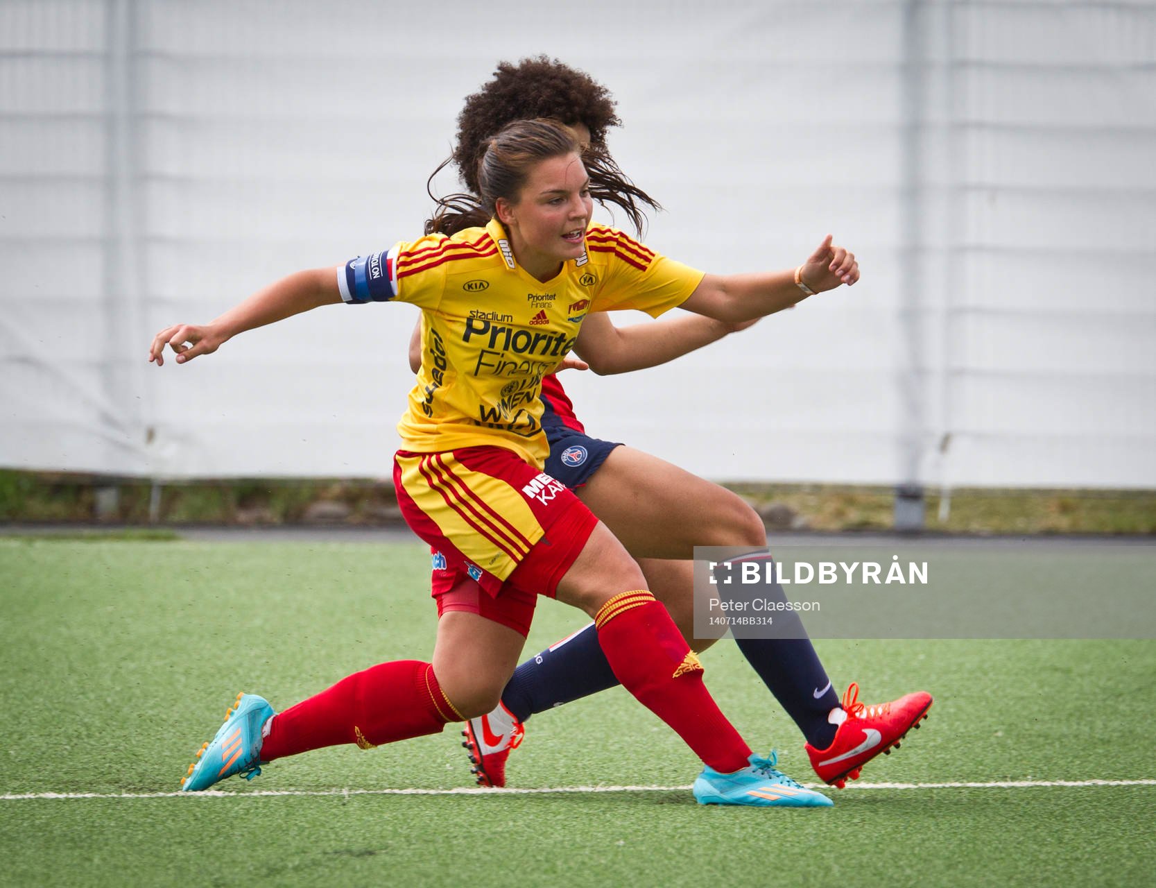Match i Gothia Cup mellan Paris Saint Germain och Tyresö