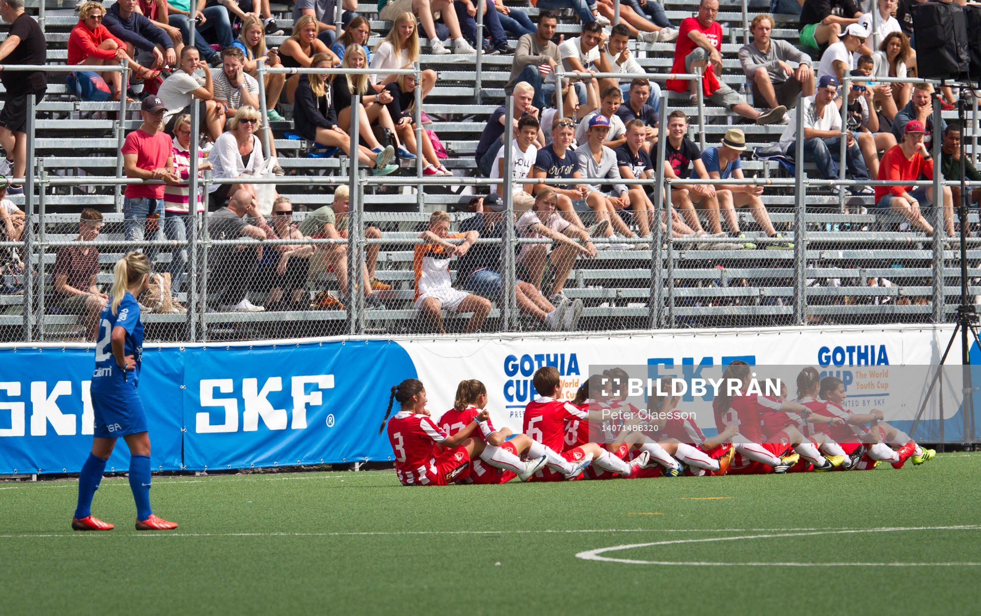 Match i Gothia Cup mellan Röda Stjärnan, Belgrad och