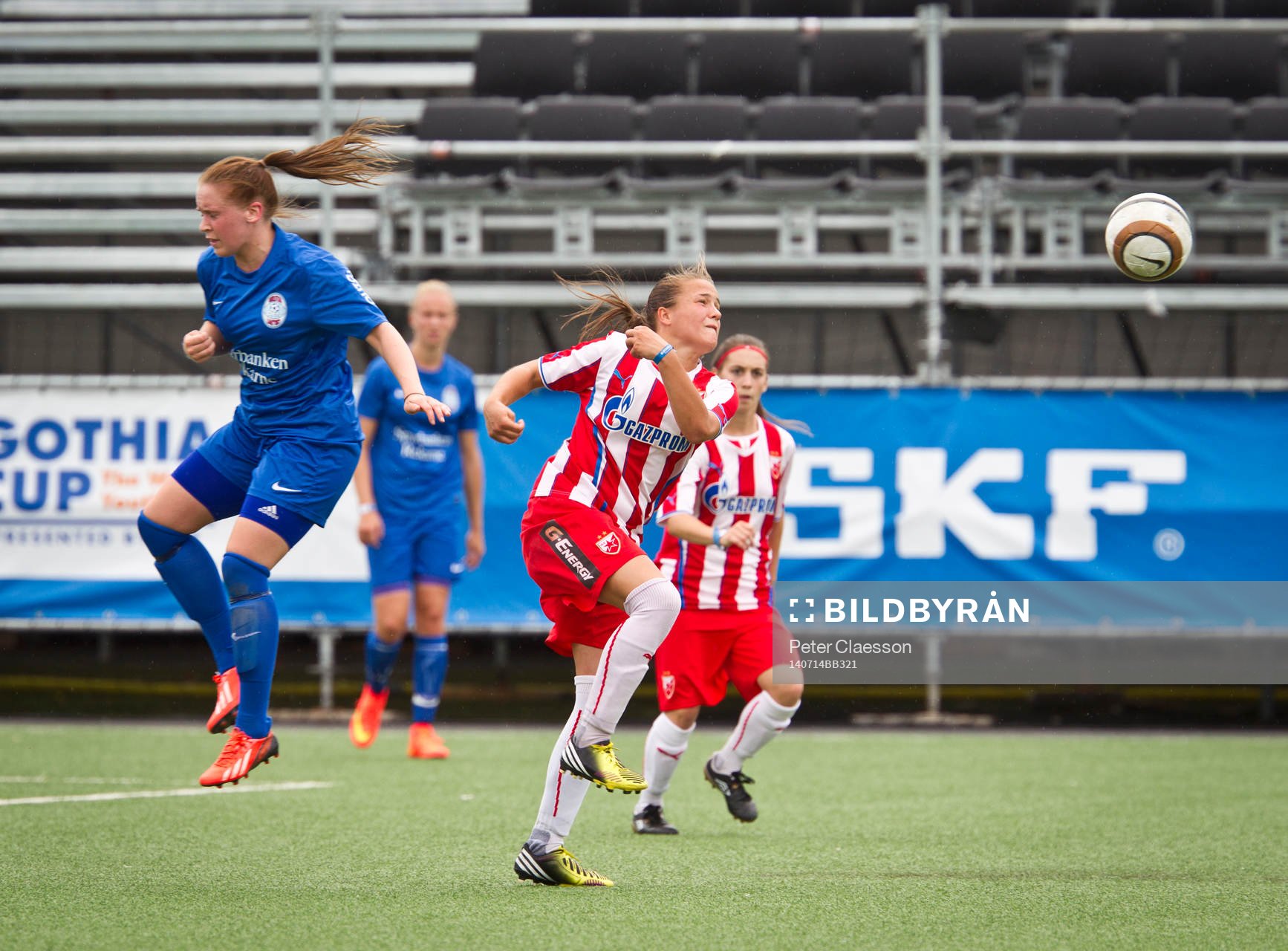 Match i Gothia Cup mellan Röda Stjärnan, Belgrad och