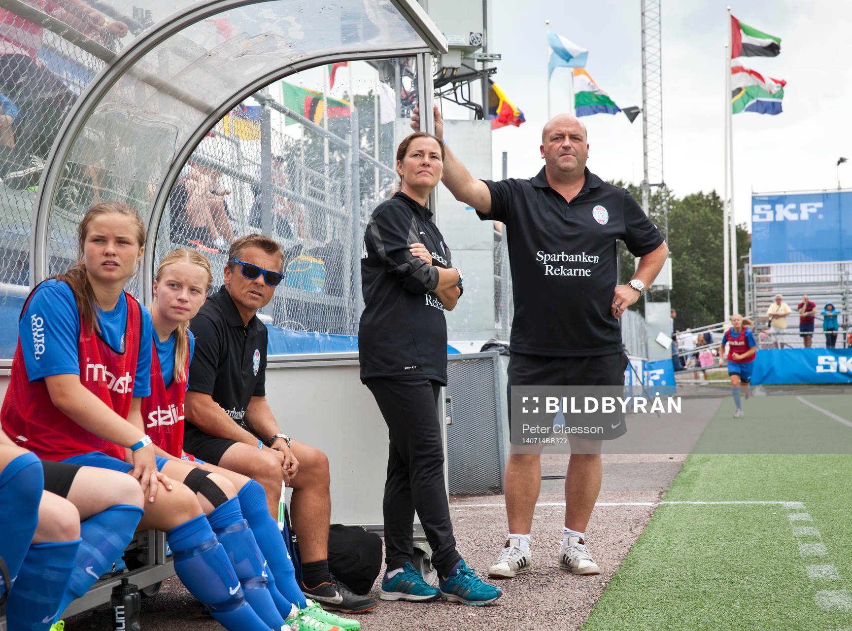 Match i Gothia Cup mellan Röda Stjärnan, Belgrad och