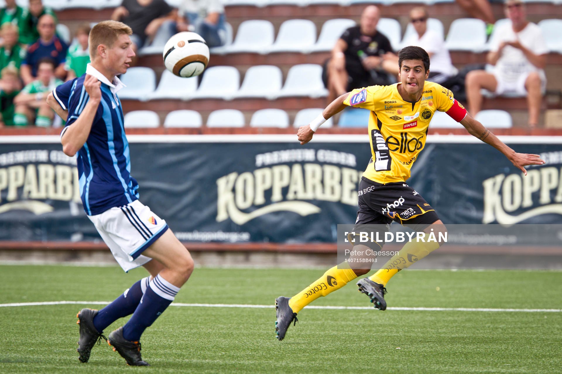 Match i Gothia Cup mellan Djurgården och Elfsborg