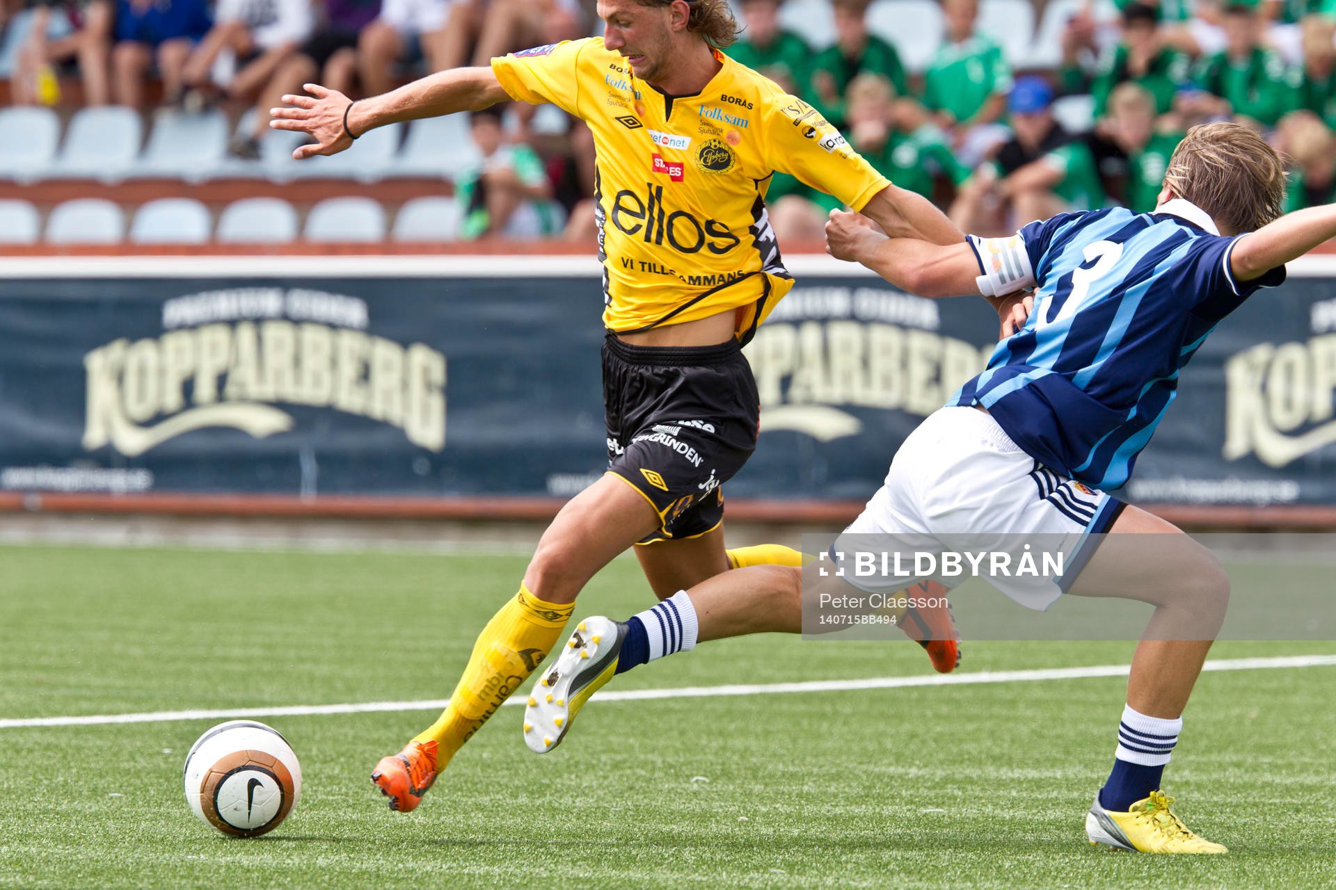 Match i Gothia Cup mellan Djurgården och Elfsborg