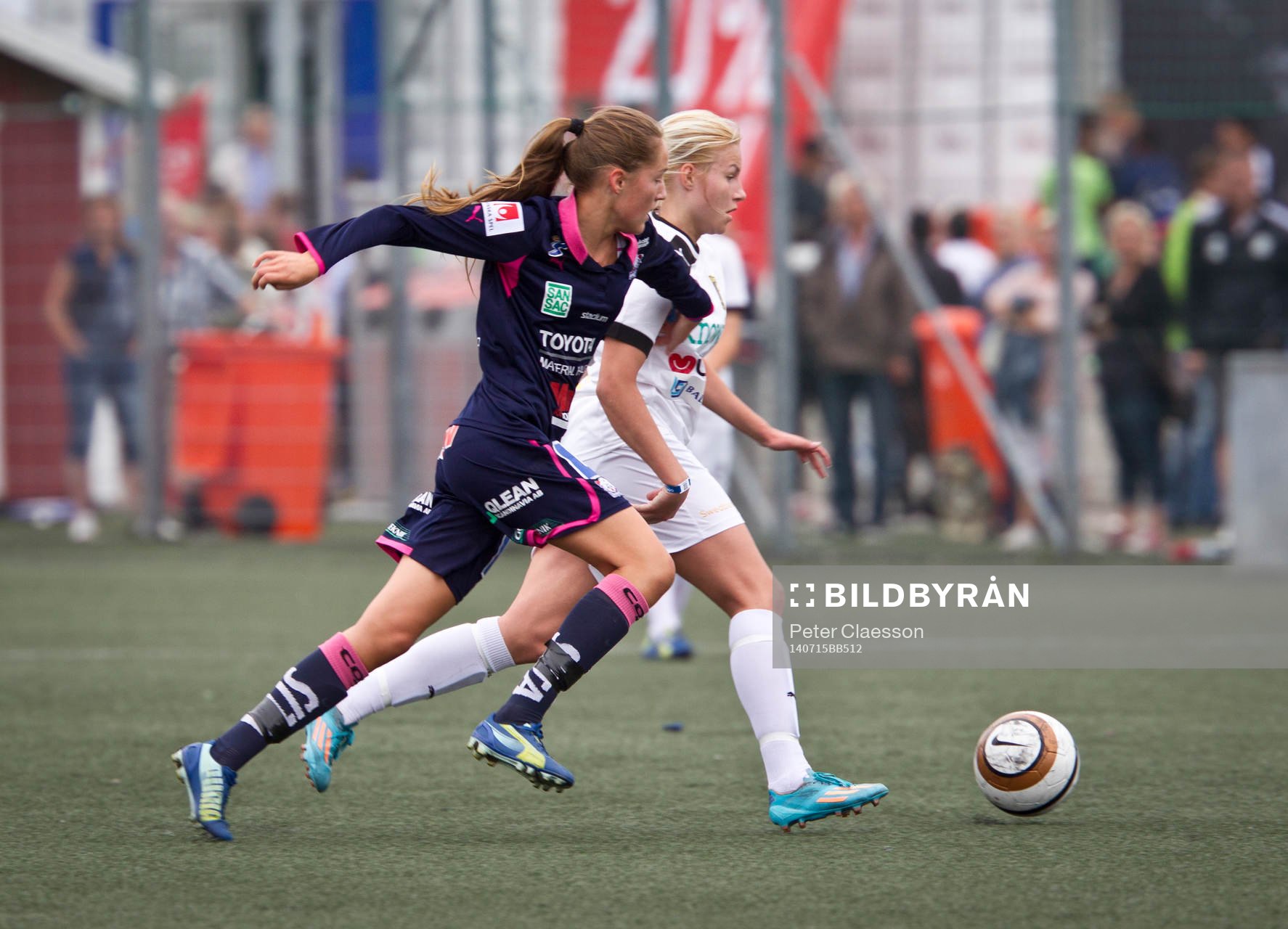 Match i Gothia Cup mellan Linköping och Umeå