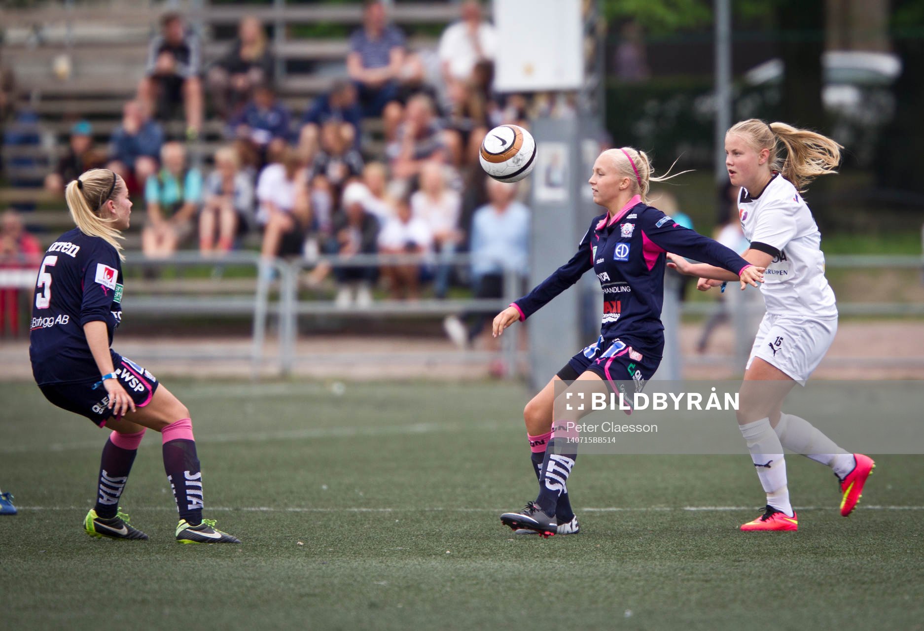Match i Gothia Cup mellan Linköping och Umeå