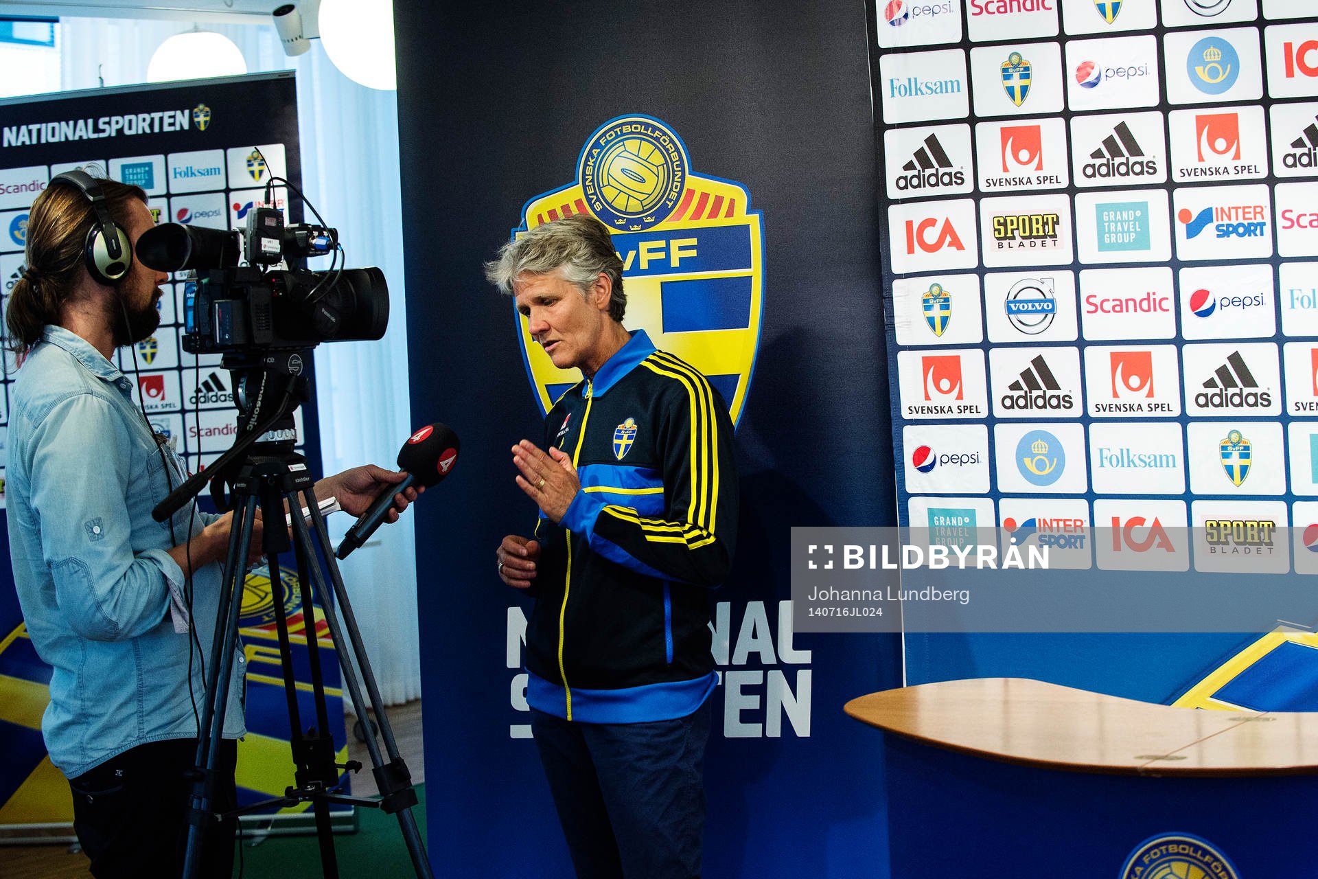 Sveriges förbundskapten Pia Sundhage