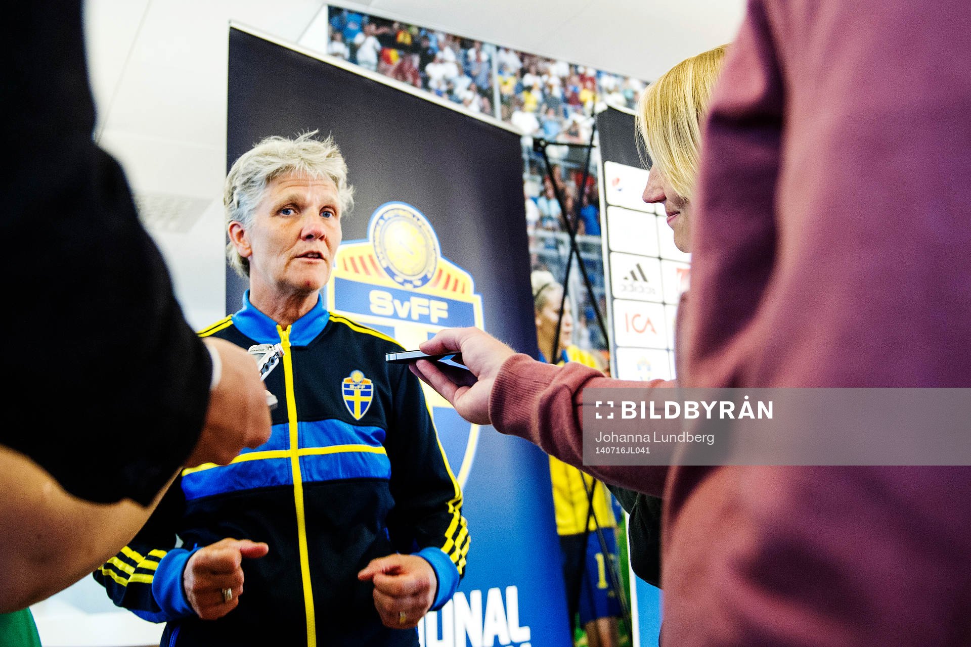 Sveriges förbundskapten Pia Sundhage